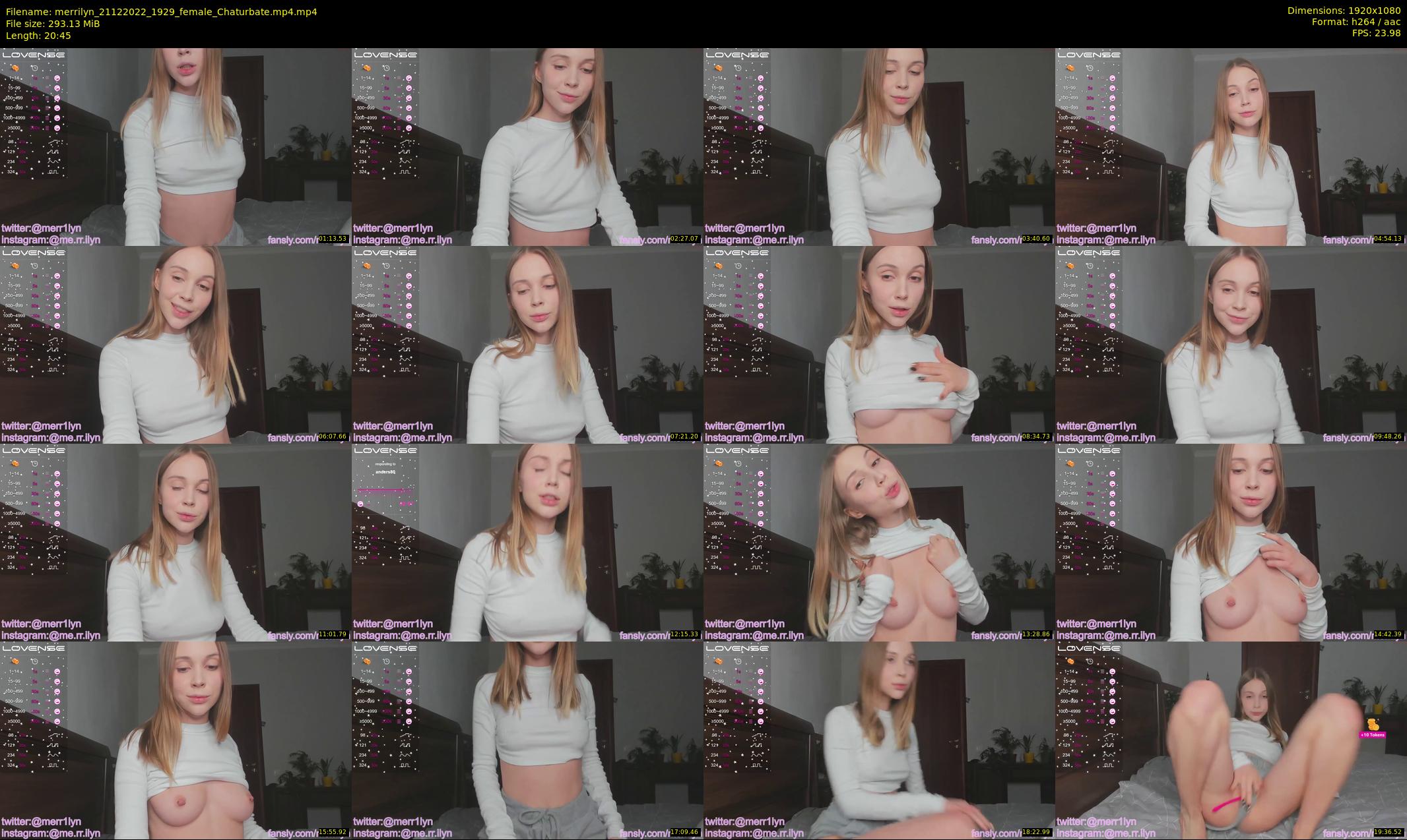 merrilyn — 21 minute Chaturbate female cam show recording, 1080p, Dec 21, 2022