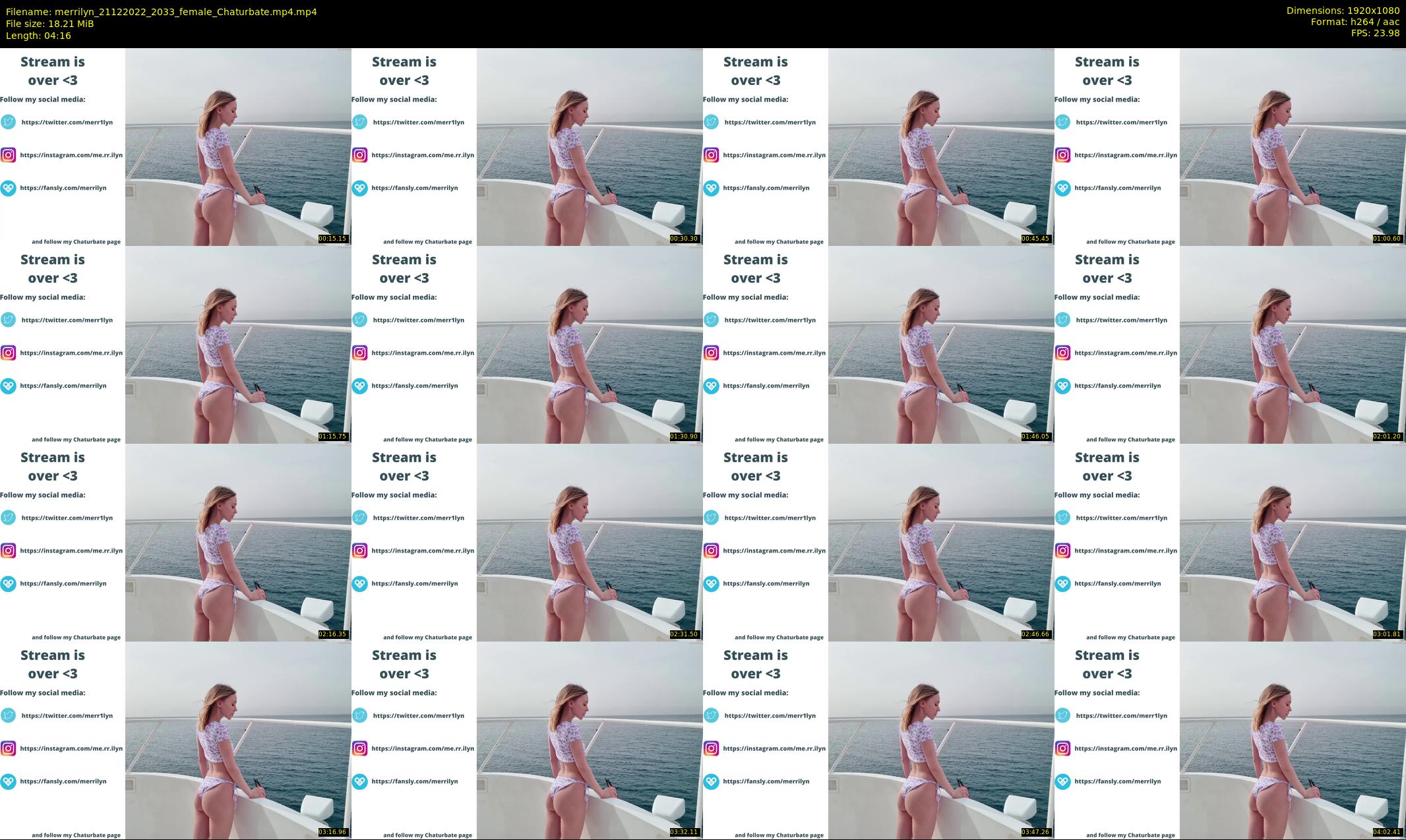 merrilyn — 5 minute Chaturbate female cam show recording, 1080p, Dec 21, 2022