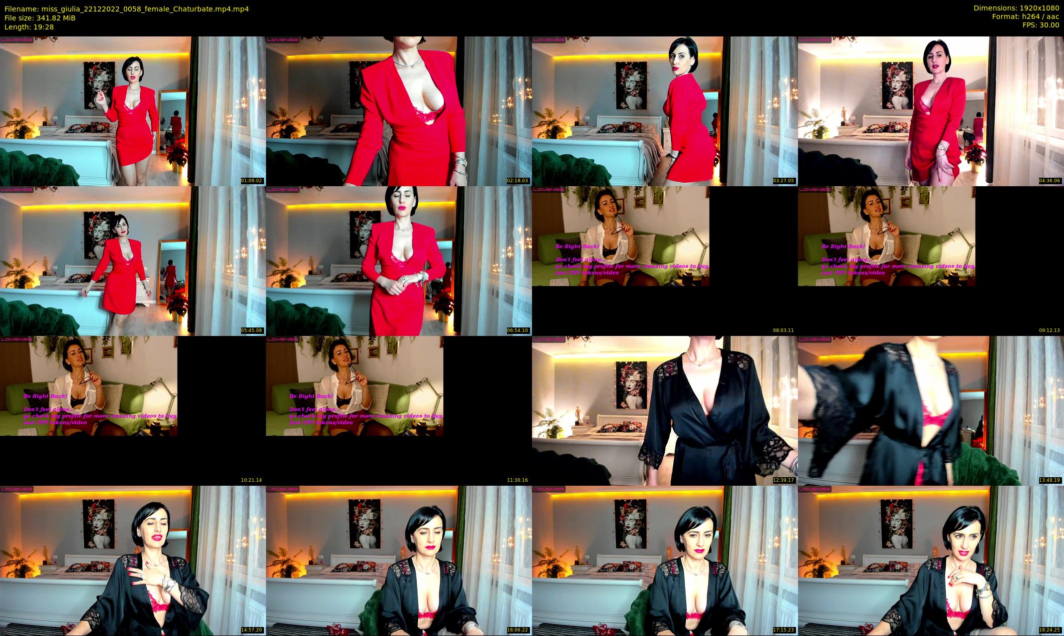 miss_giulia — 20 minute Chaturbate female cam show recording, 1080p, Dec 22, 2022