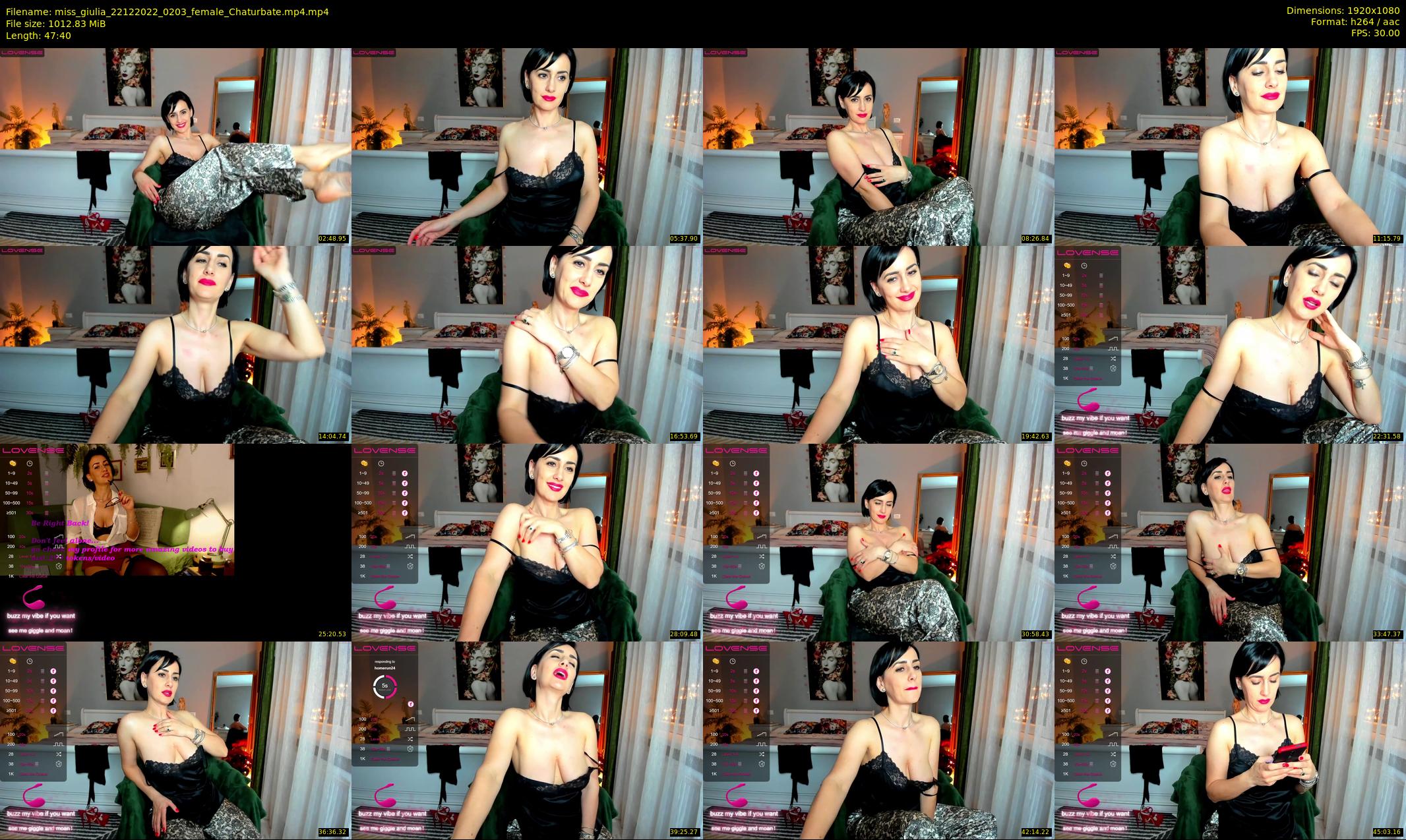 miss_giulia — 48 minute Chaturbate female cam show recording, 1080p, Dec 22, 2022