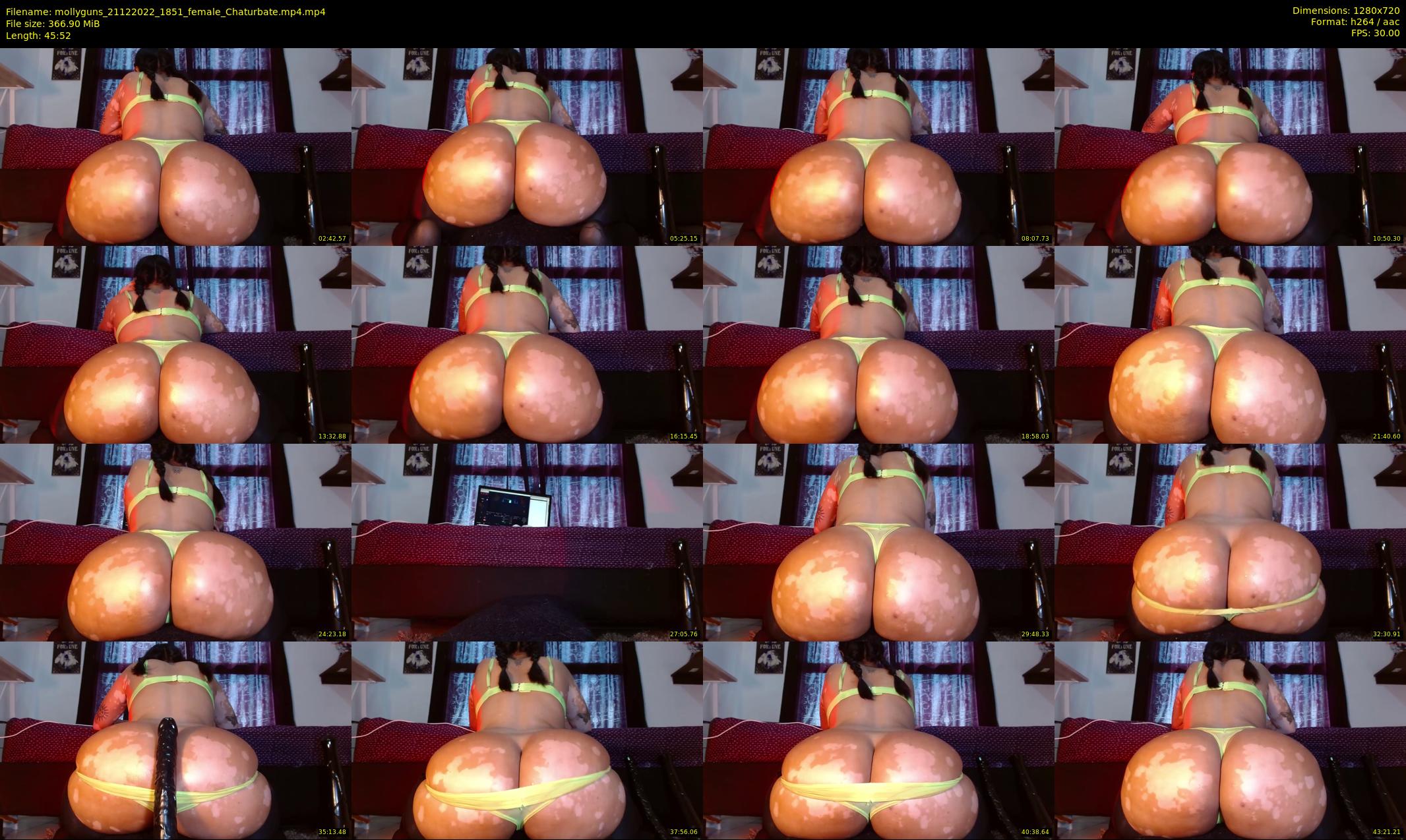 mollyguns — 46 minute Chaturbate female cam show recording, 720p, Dec 21, 2022