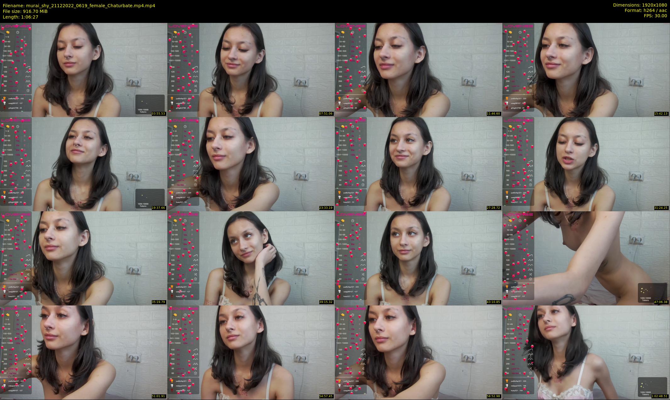 murai_shy — 67 minute Chaturbate female cam show recording, 1080p, Dec 21, 2022