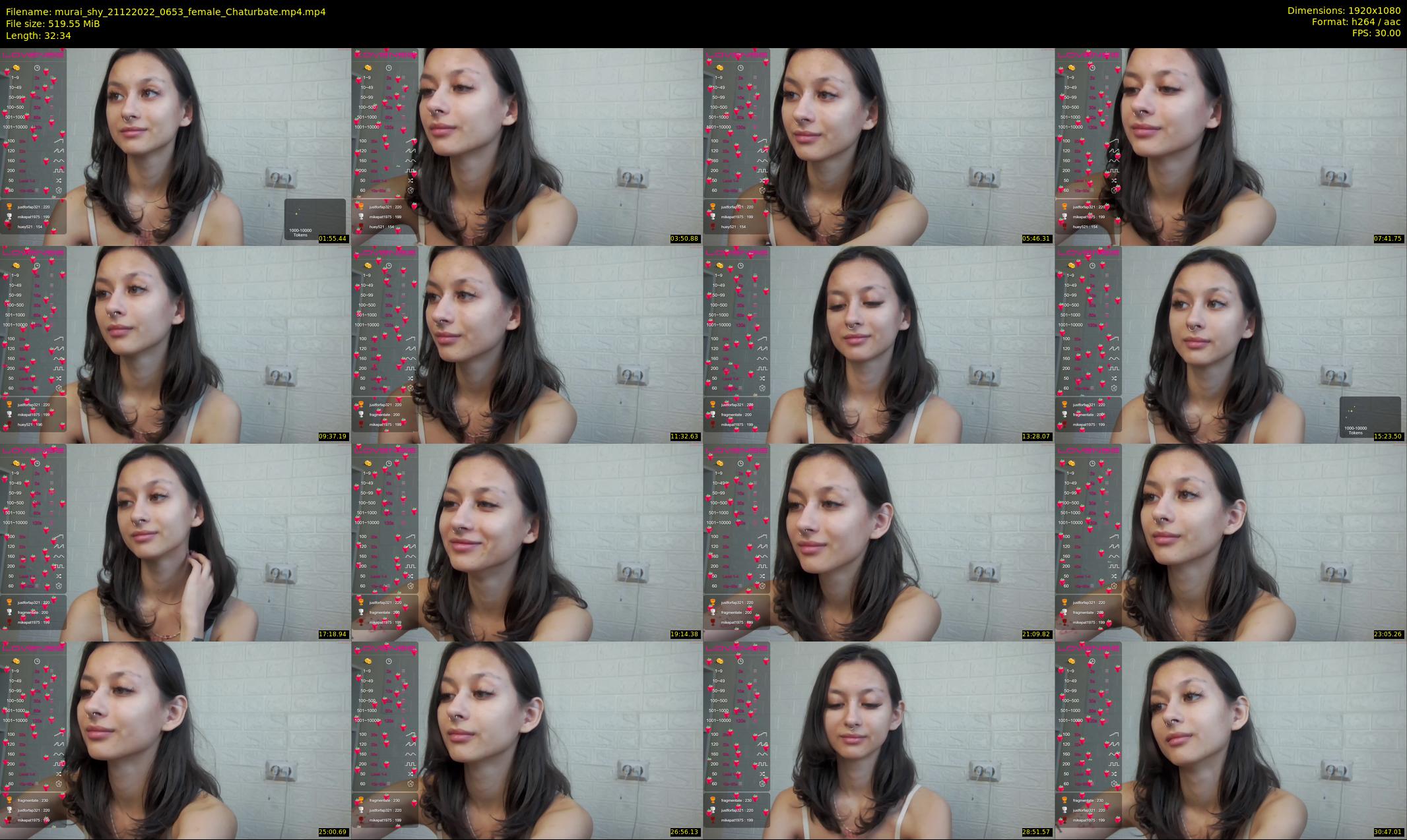 murai_shy — 33 minute Chaturbate female cam show recording, 1080p, Dec 21, 2022