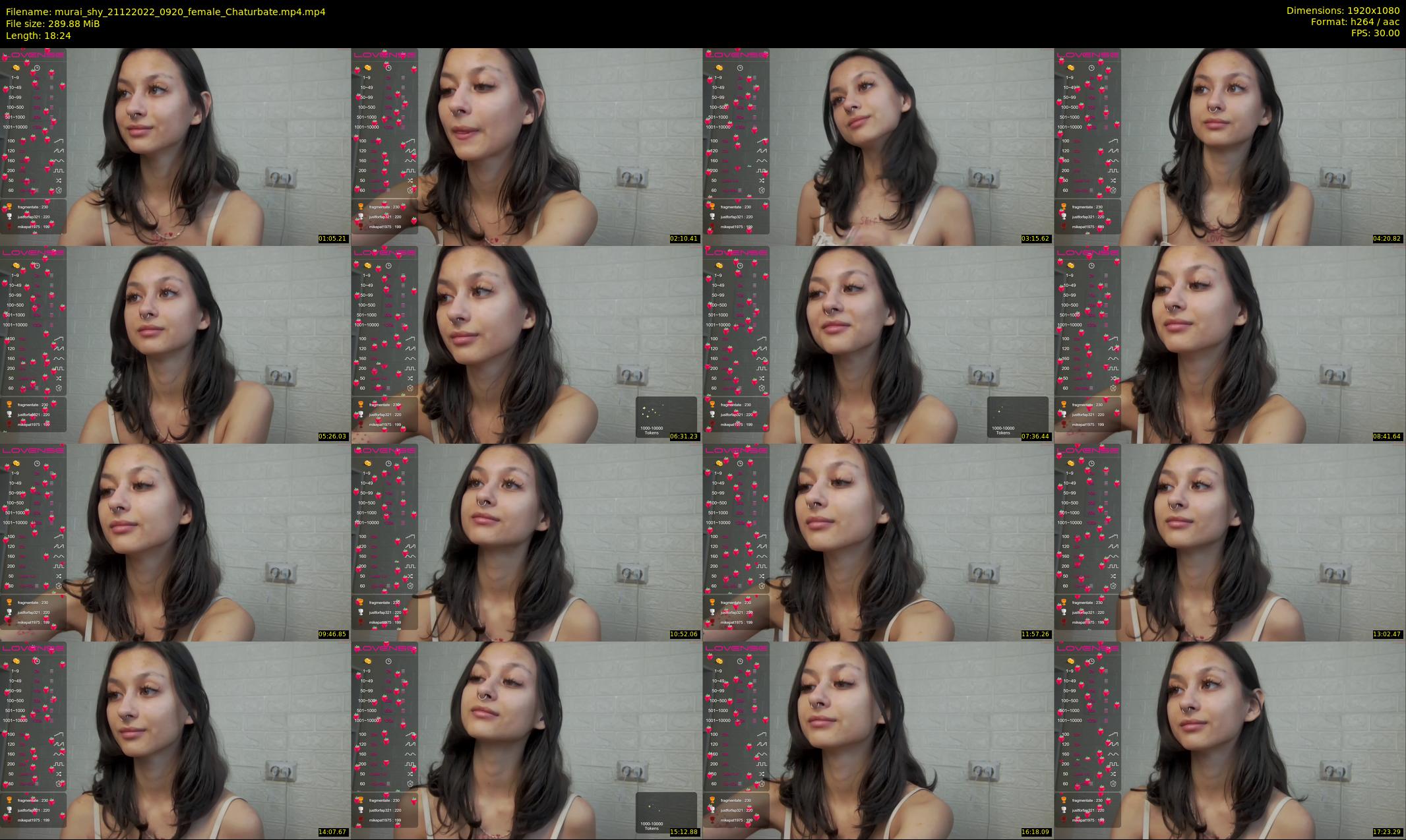 murai_shy — 19 minute Chaturbate female cam show recording, 1080p, Dec 21, 2022