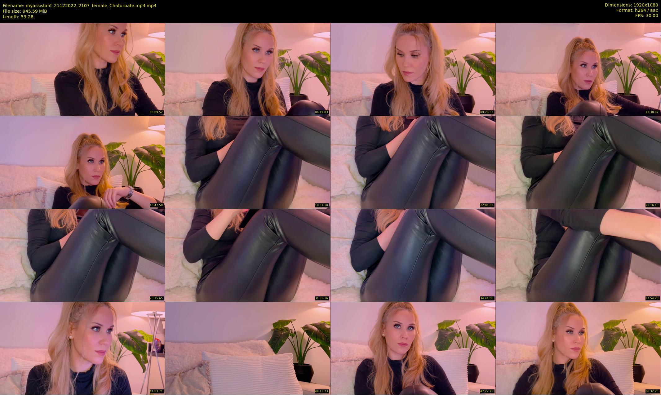 myassistant — 54 minute Chaturbate female cam show recording, 1080p, Dec 21, 2022
