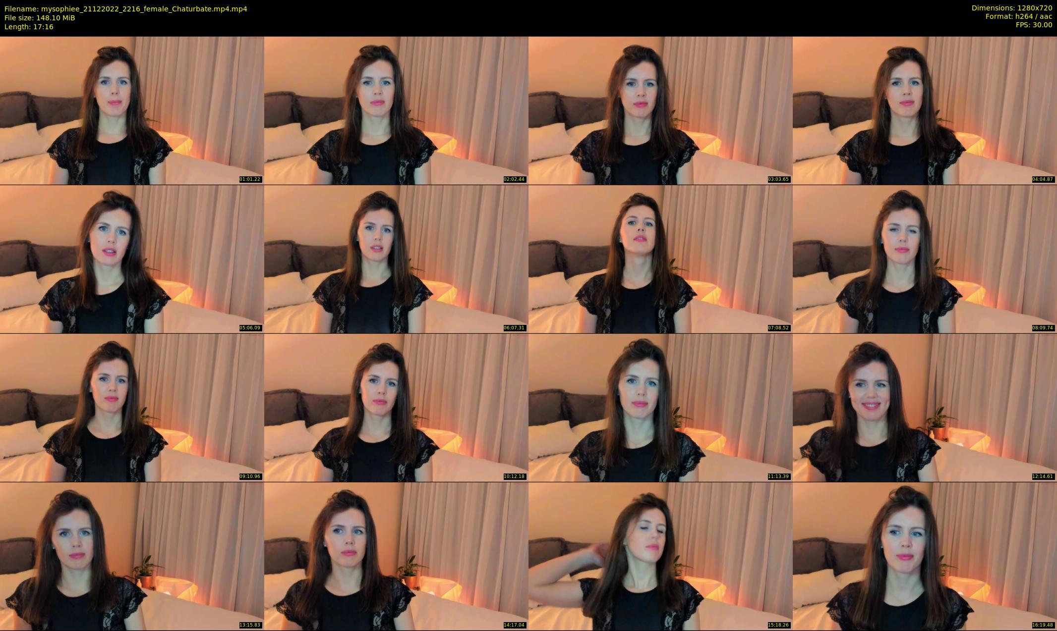 mysophiee — 18 minute Chaturbate female cam show recording, 720p, Dec 21, 2022