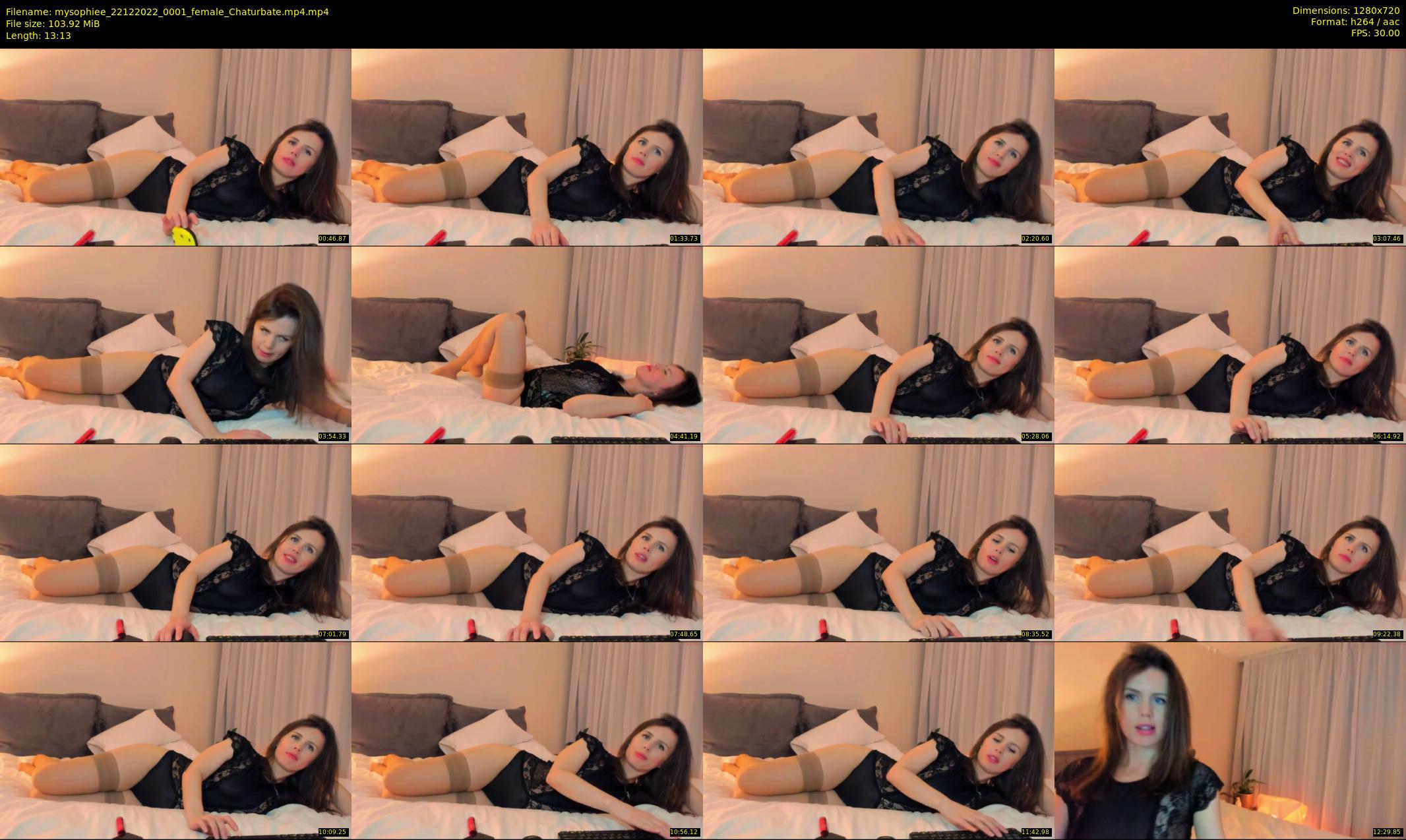 mysophiee — 14 minute Chaturbate female cam show recording, 720p, Dec 22, 2022