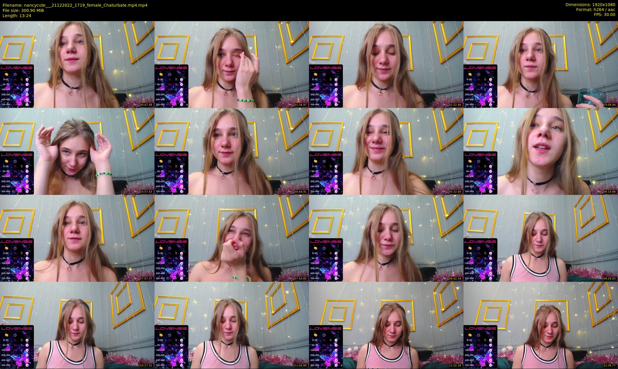 nancycute__ — 14 minute Chaturbate female cam show recording, 1080p, Dec 21, 2022