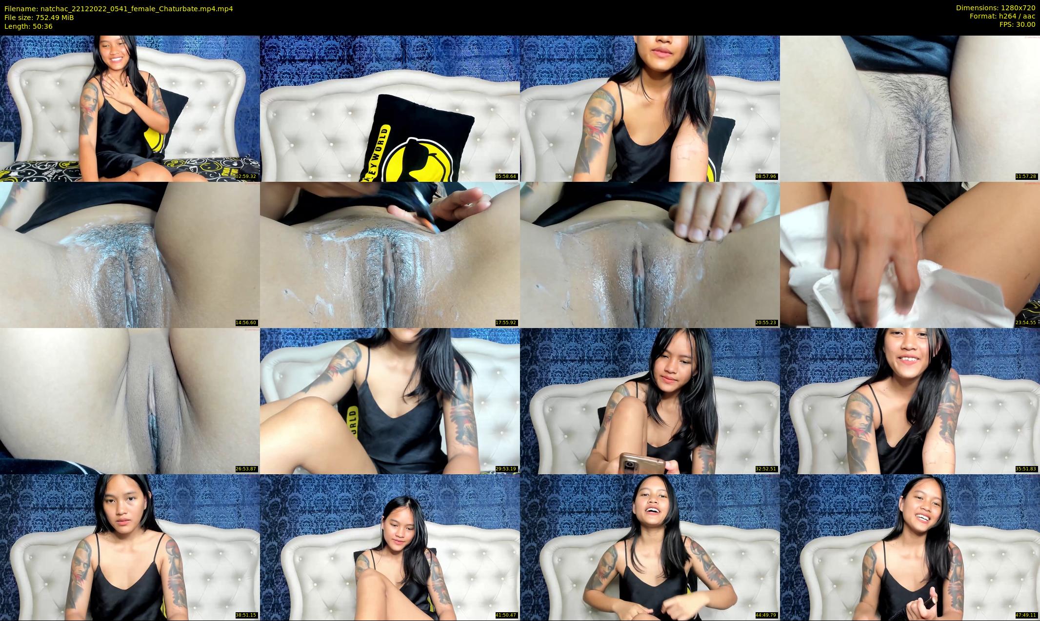 natchac — 51 minute Chaturbate female cam show recording, 720p, Dec 22, 2022