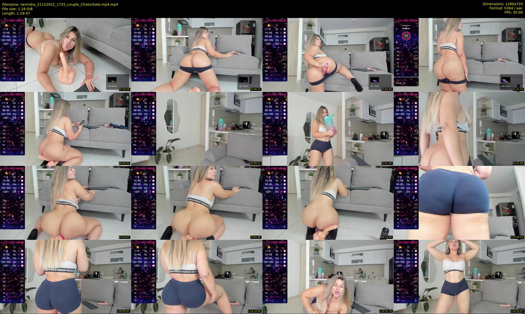 nemisha — 90 minute Chaturbate female cam show recording, 720p, Dec 21, 2022