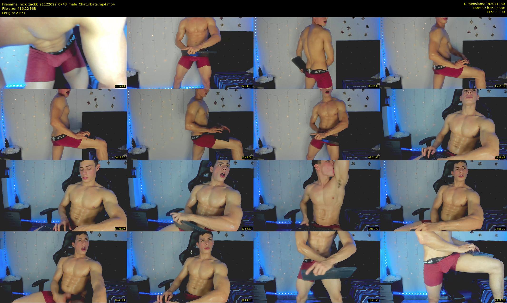 nick_zackk — 22 minute Chaturbate male cam show recording, 1080p, Dec 21, 2022
