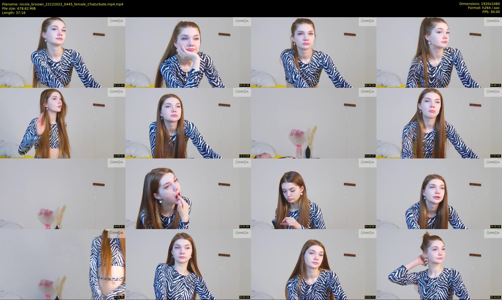 nicole_broown — 38 minute Chaturbate female cam show recording, 1080p, Dec 22, 2022