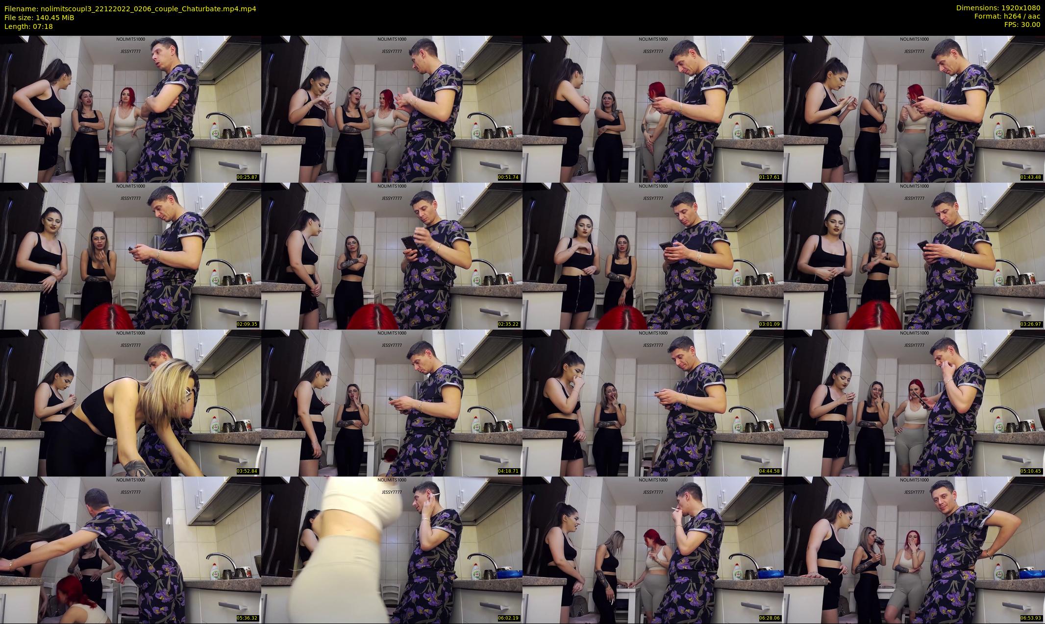 nolimitscoupl3 — 8 minute Chaturbate couple cam show recording, 1080p, Dec 22, 2022