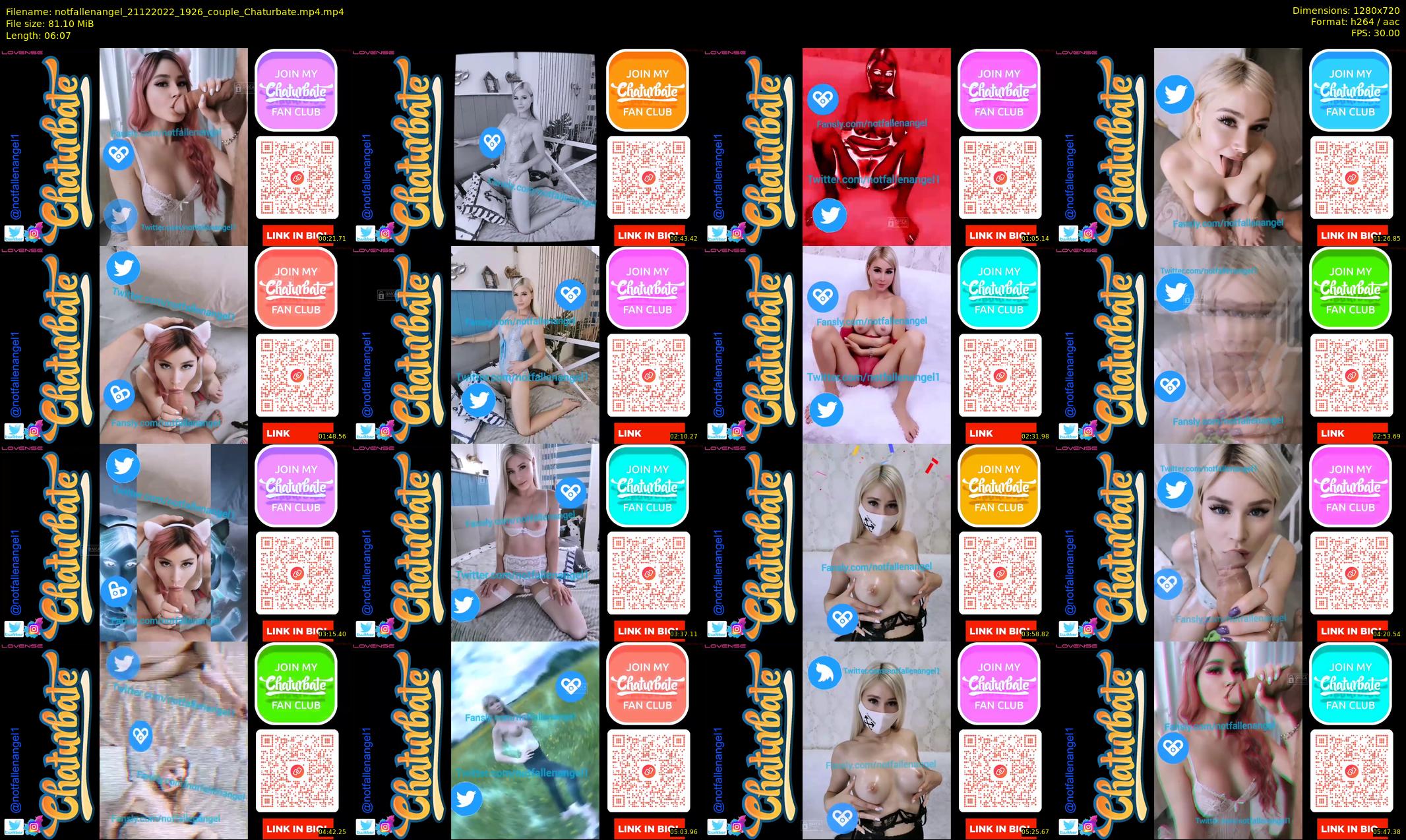 notfallenangel — 7 minute Chaturbate couple cam show recording, 720p, Dec 21, 2022