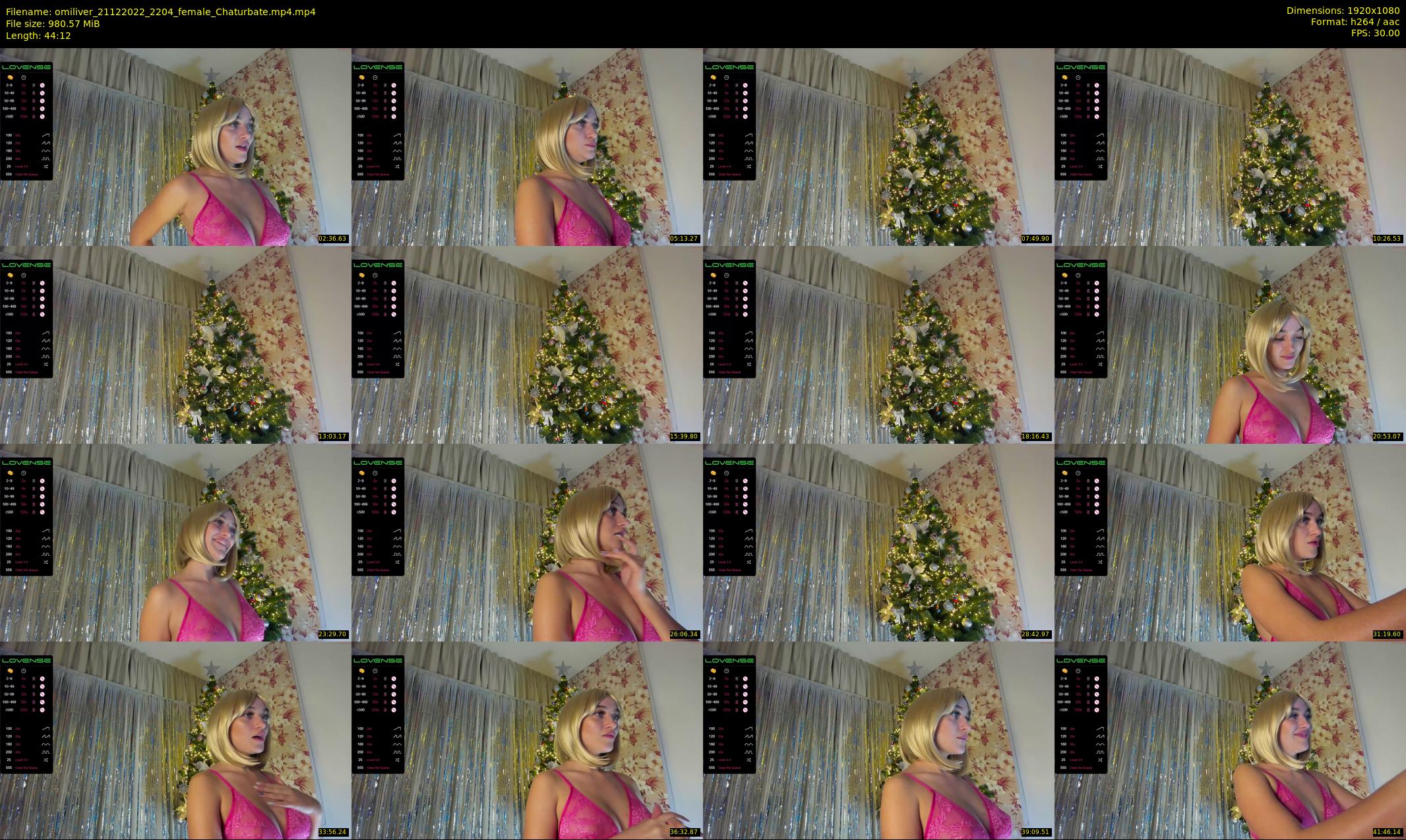 omiliver — 45 minute Chaturbate female cam show recording, 1080p, Dec 21, 2022