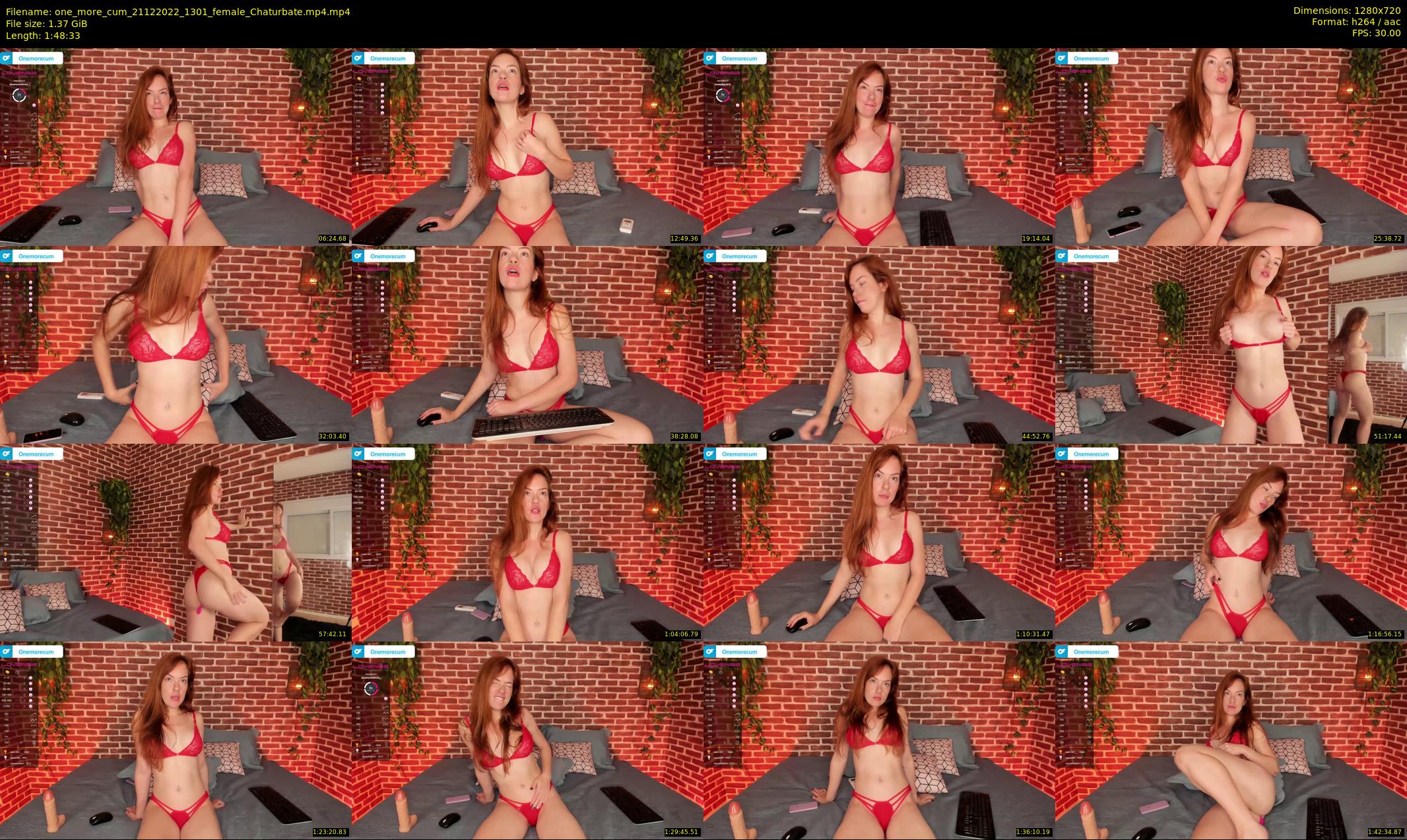 one_more_cum — 109 minute Chaturbate couple cam show recording, 720p, Dec 21, 2022