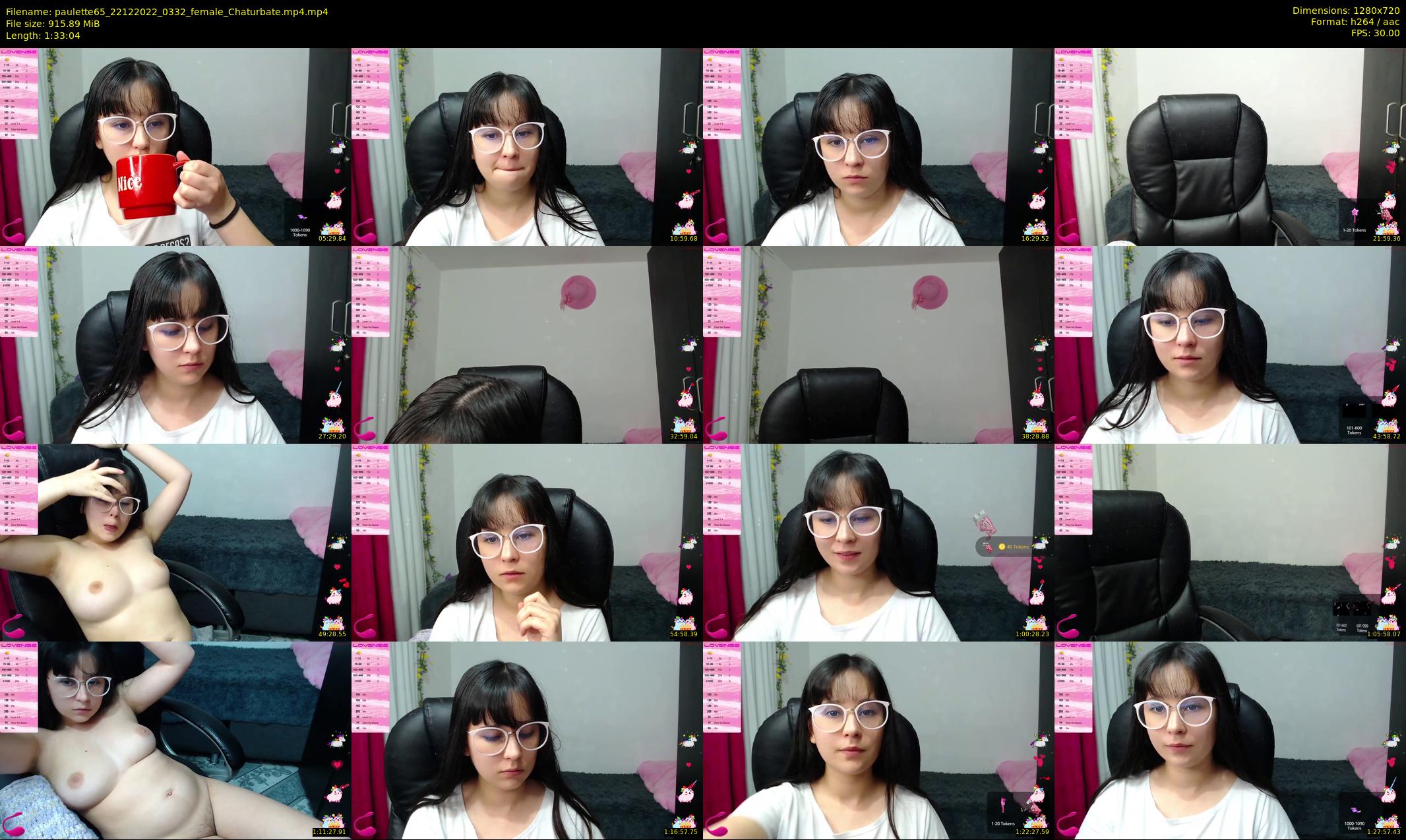 paulette65 — 94 minute Chaturbate female cam show recording, 720p, Dec 22, 2022