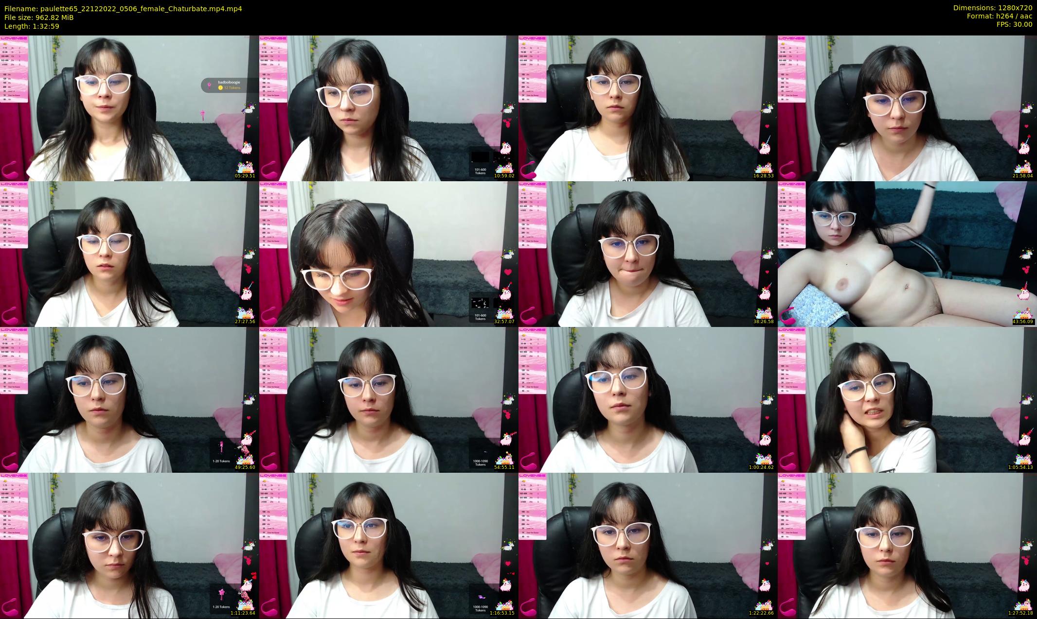 paulette65 — 93 minute Chaturbate female cam show recording, 720p, Dec 22, 2022