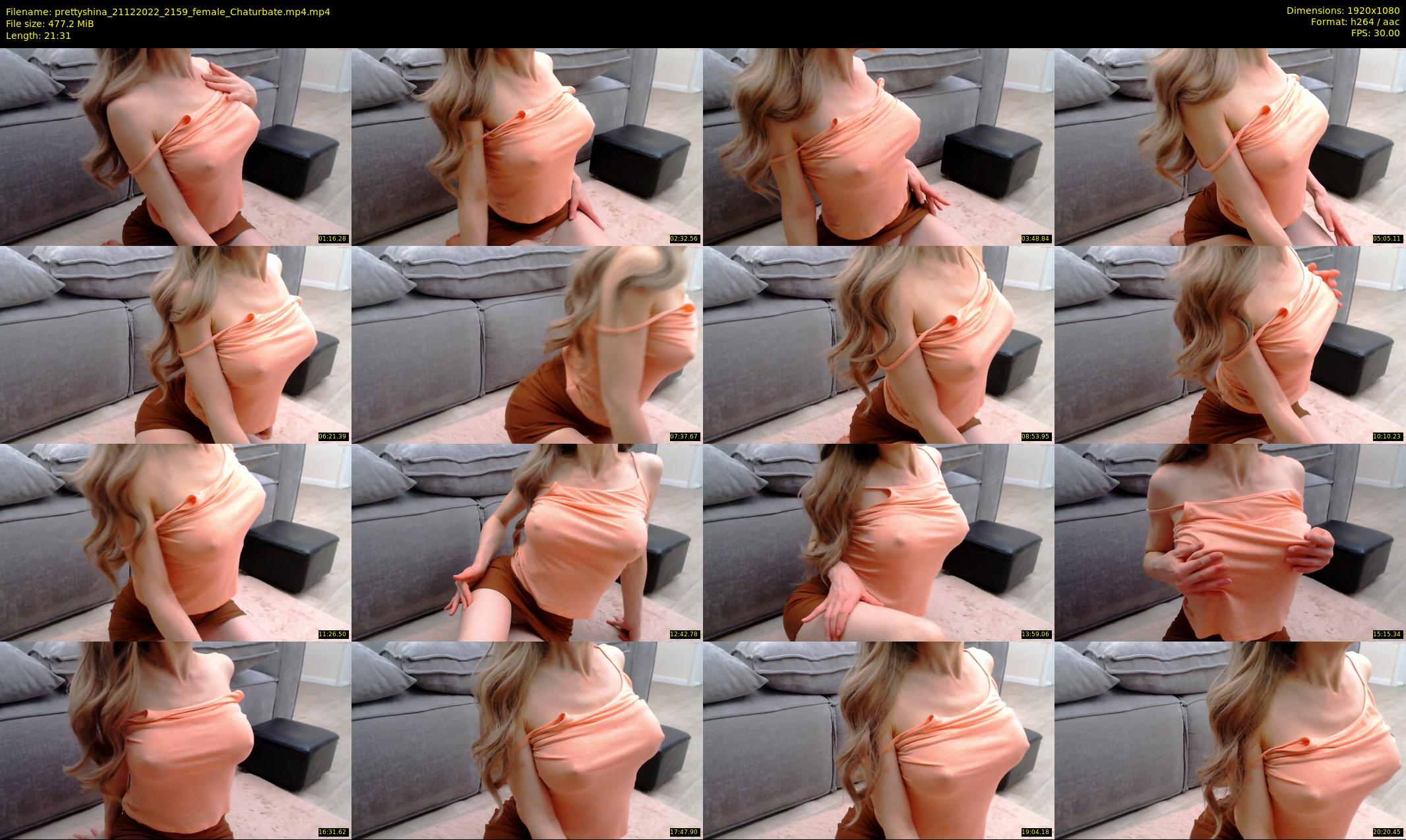 prettyshina — 22 minute Chaturbate female cam show recording, 1080p, Dec 21, 2022