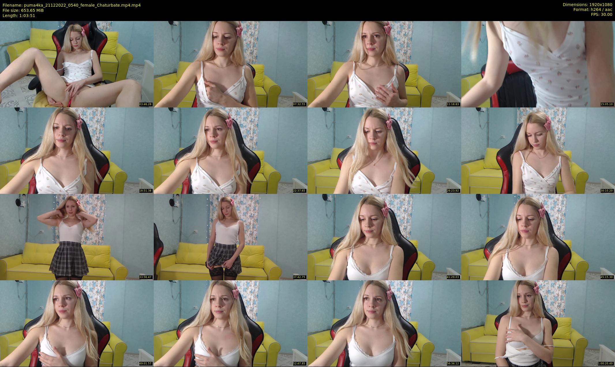 puma4ka — 64 minute Chaturbate female cam show recording, 1080p, Dec 21, 2022