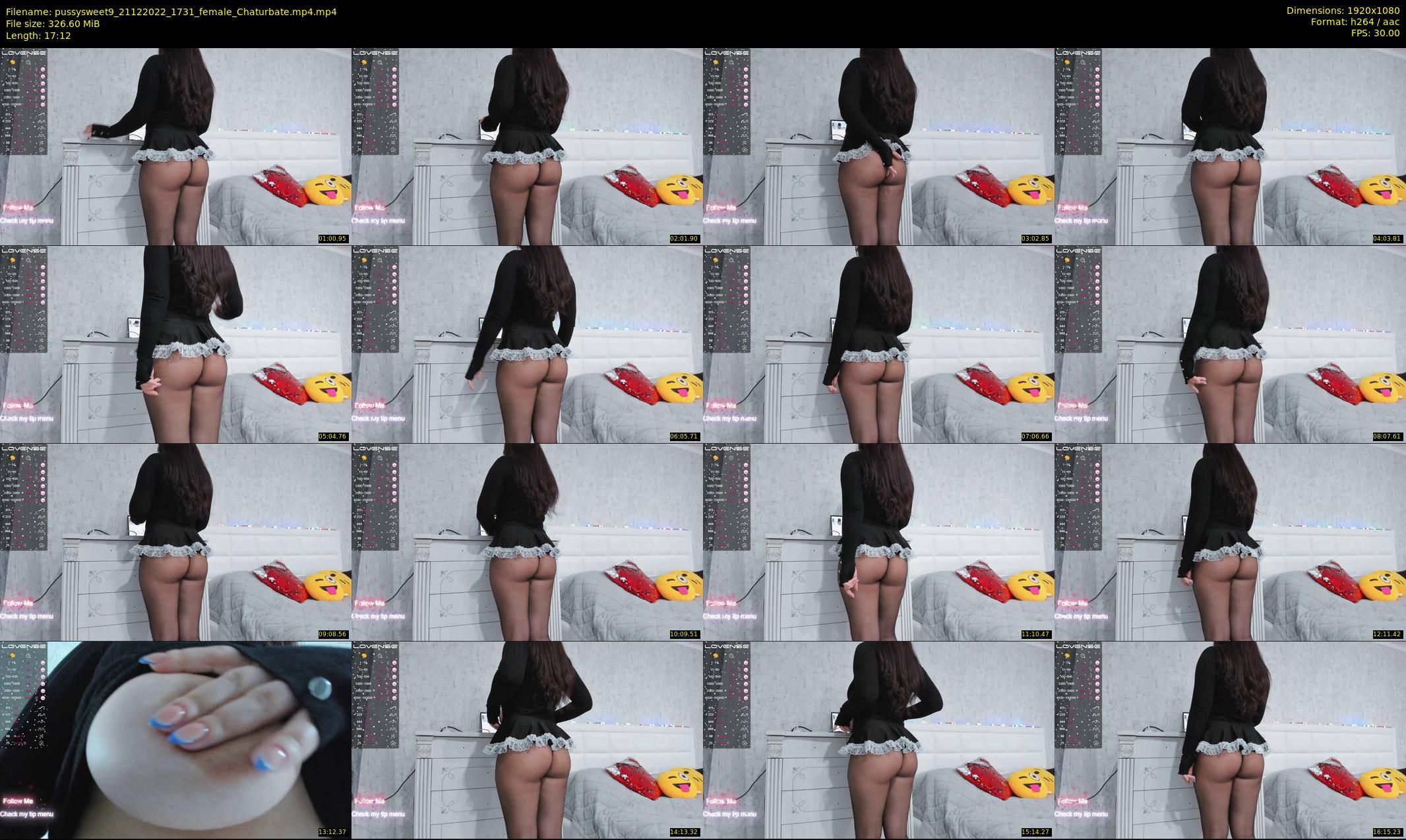 pussysweet9 — 18 minute Chaturbate female cam show recording, 1080p, Dec 21, 2022