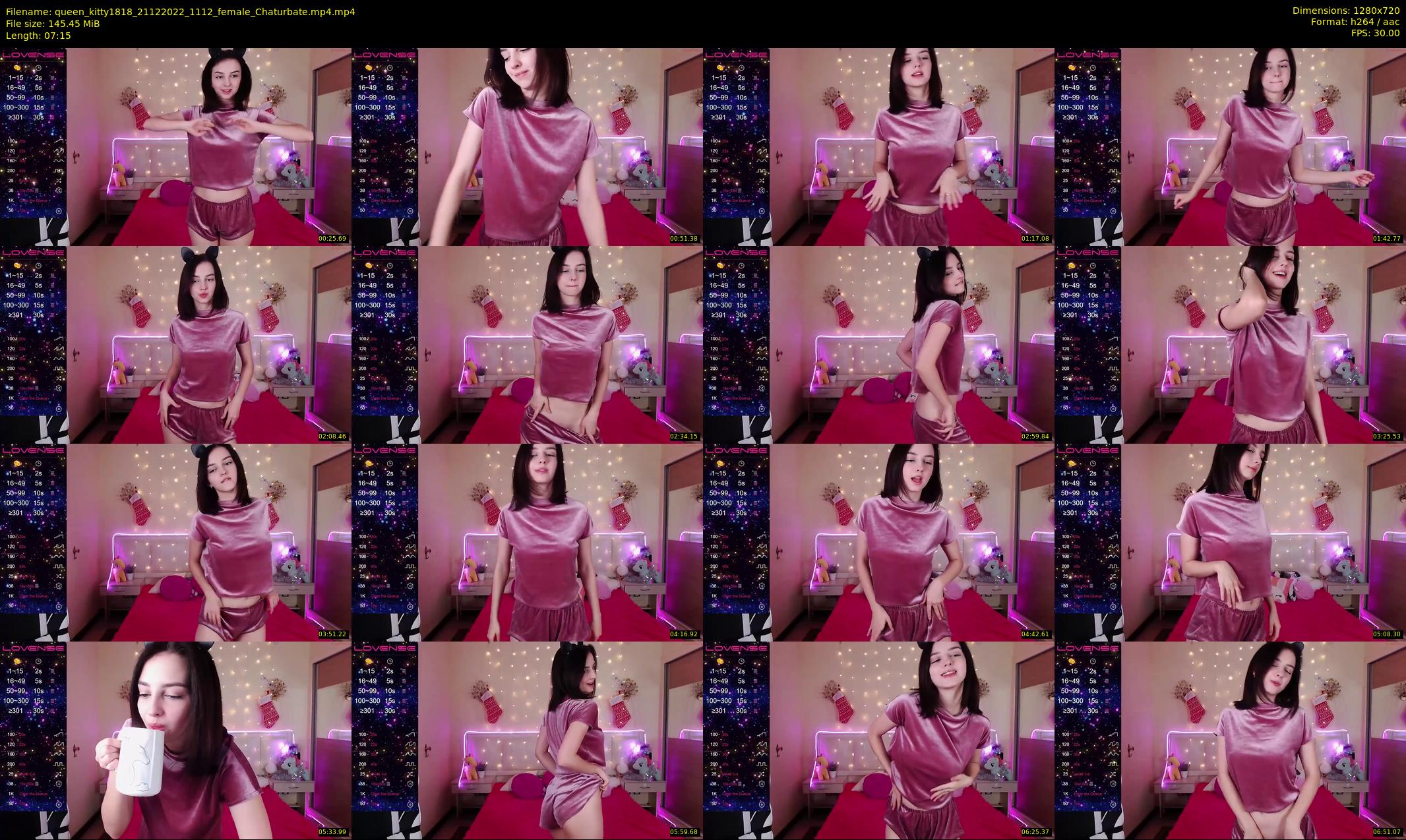 queen_kitty1818 — 8 minute Chaturbate female cam show recording, 720p, Dec 21, 2022