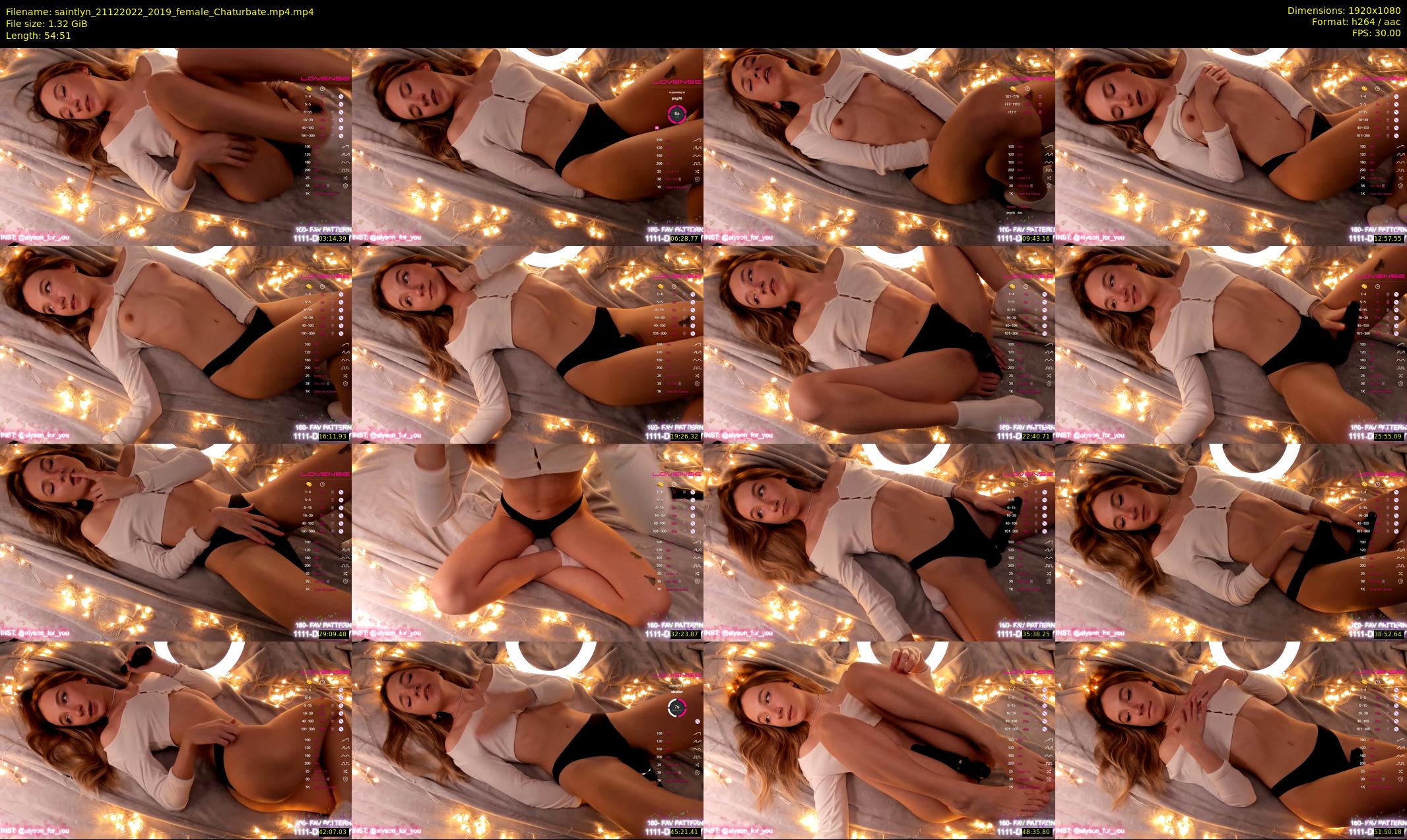 saintlyn — 55 minute Chaturbate female cam show recording, 1080p, Dec 21, 2022