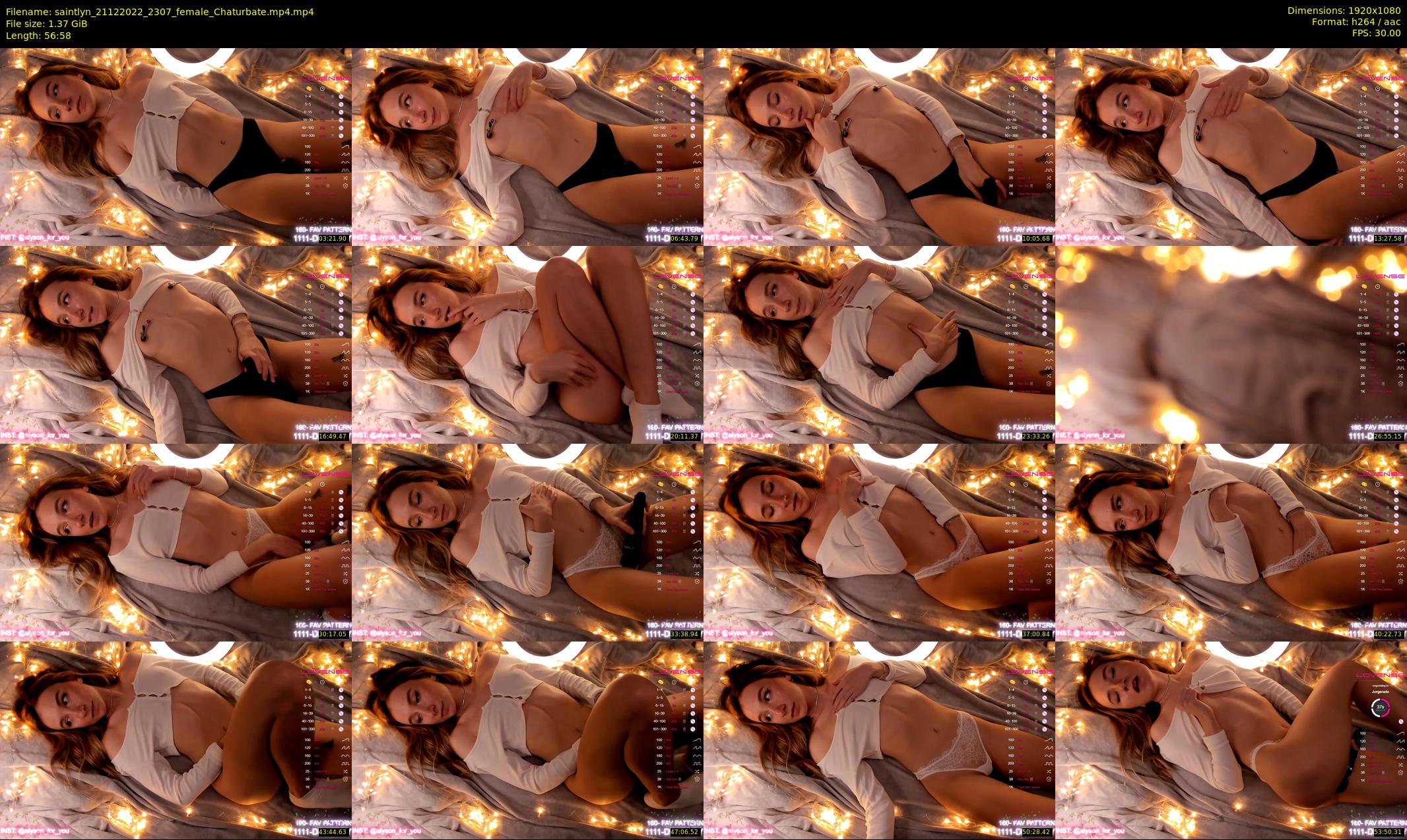 saintlyn — 57 minute Chaturbate female cam show recording, 1080p, Dec 21, 2022