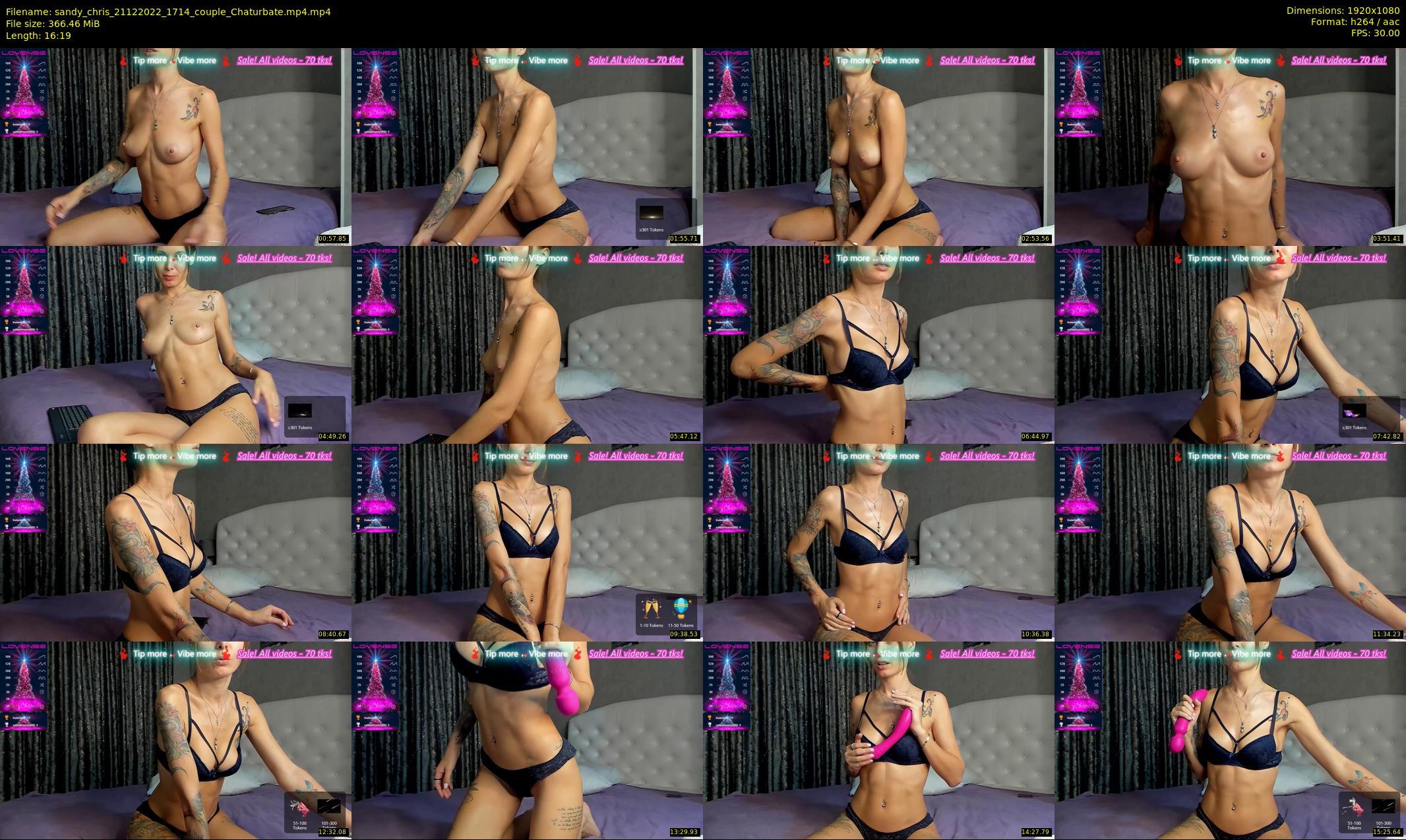 sandy_chris — 17 minute Chaturbate couple cam show recording, 1080p, Dec 21, 2022