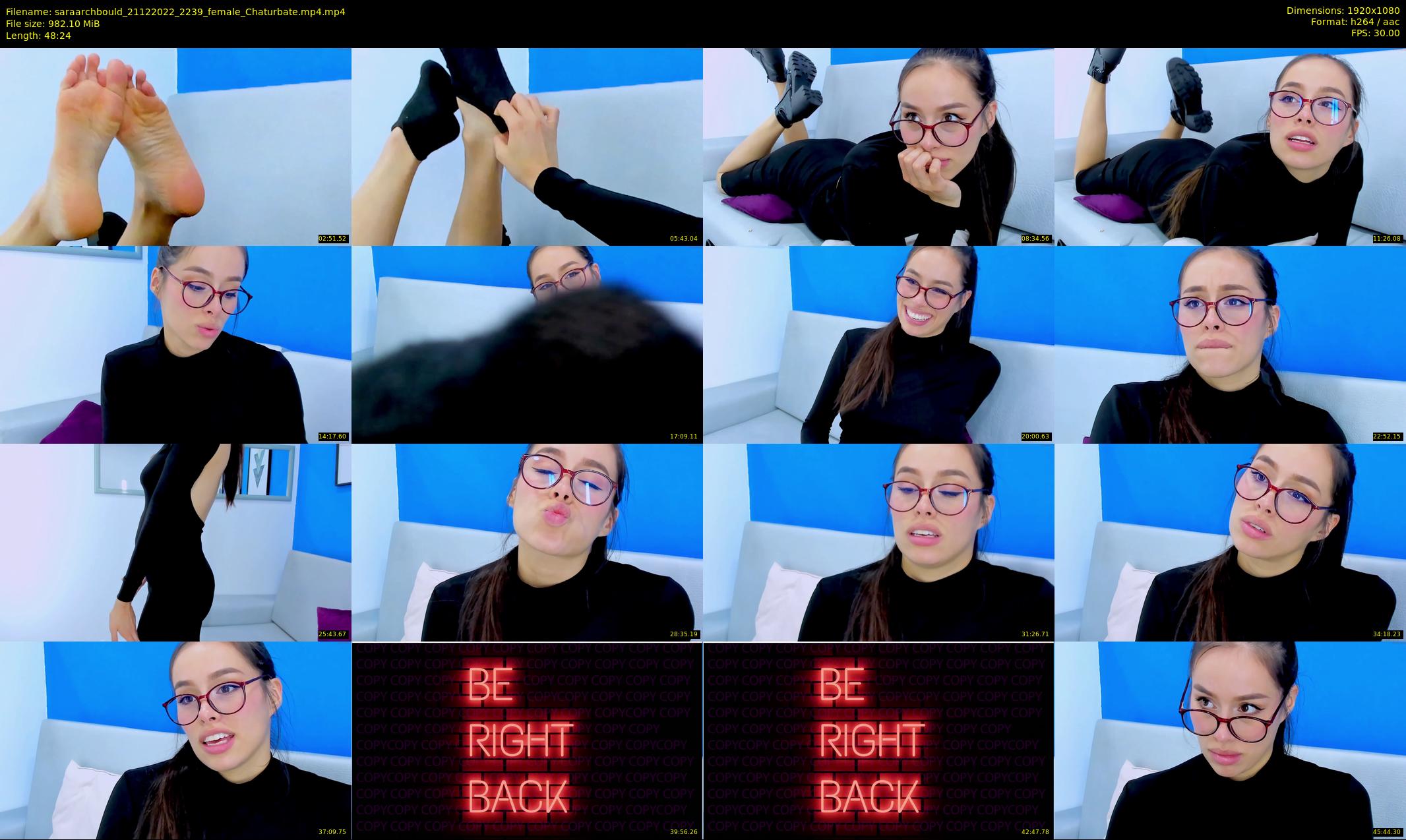 saraarchbould — 49 minute Chaturbate female cam show recording, 1080p, Dec 21, 2022