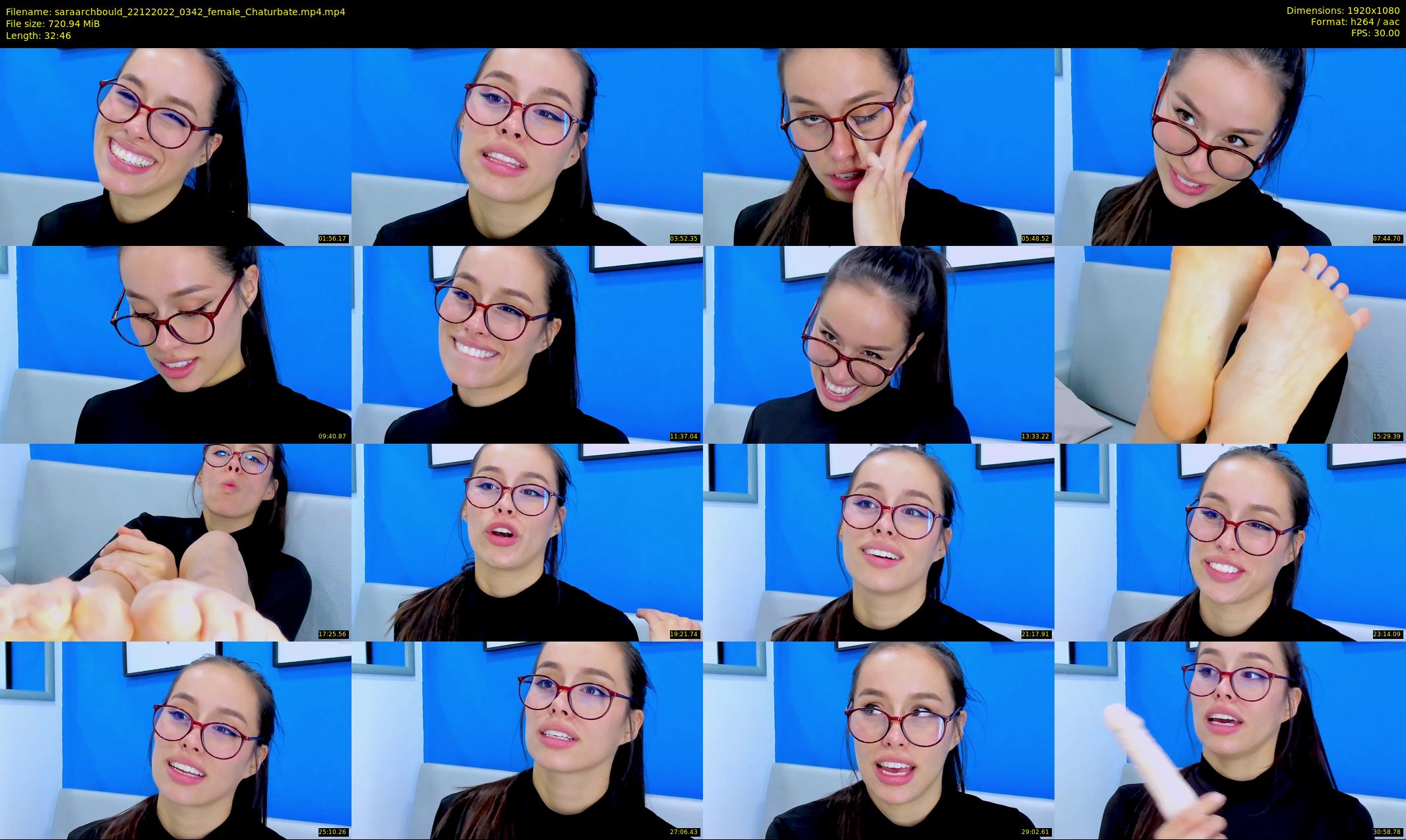 saraarchbould — 33 minute Chaturbate female cam show recording, 1080p, Dec 22, 2022