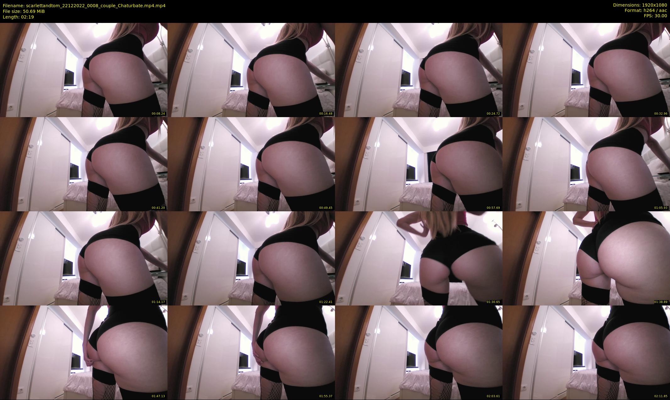 scarlettandtom — 3 minute Chaturbate couple cam show recording, 1080p, Dec 22, 2022