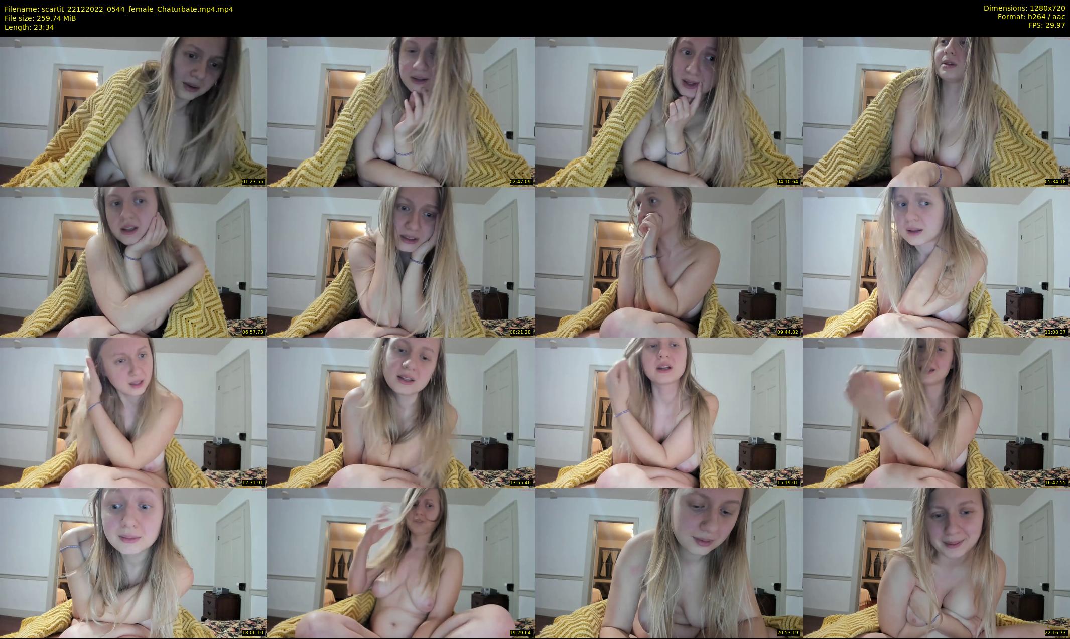 scartit — 24 minute Chaturbate female cam show recording, 720p, Dec 22, 2022