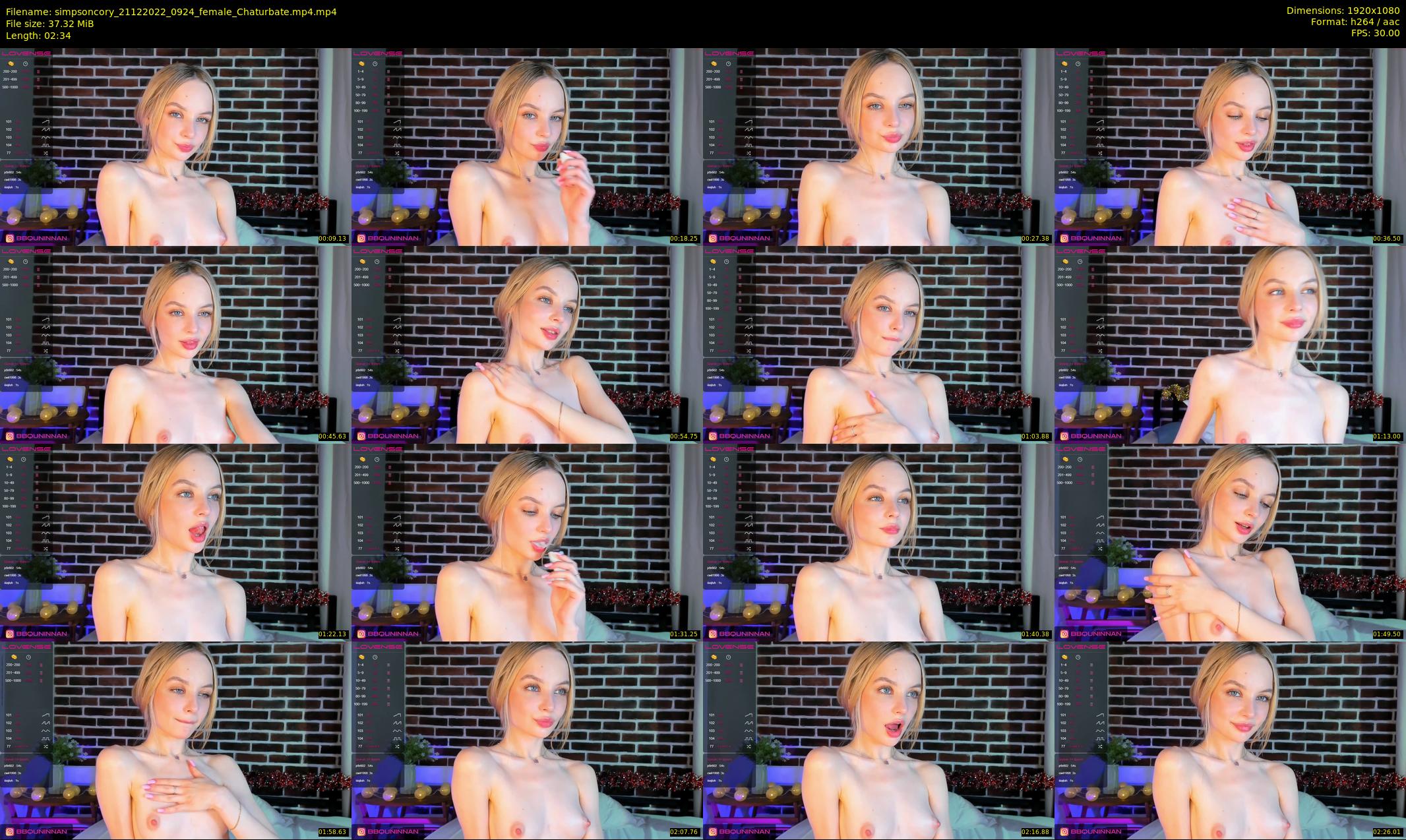 simpsoncory — 3 minute Chaturbate female cam show recording, 1080p, Dec 21, 2022