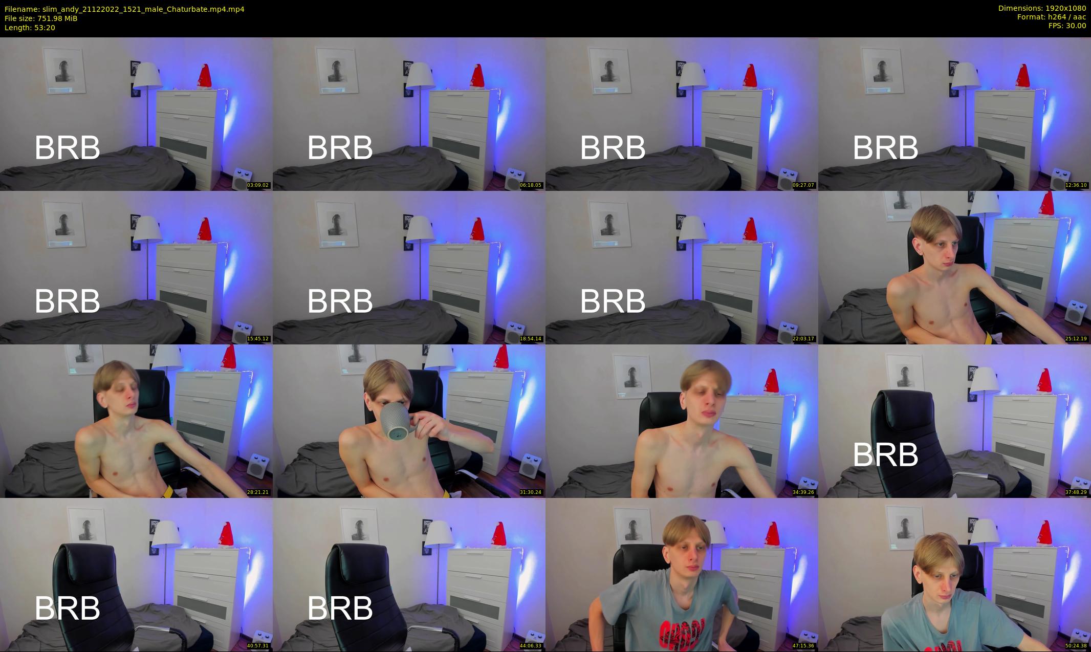 slim_andy — 54 minute Chaturbate male cam show recording, 1080p, Dec 21, 2022