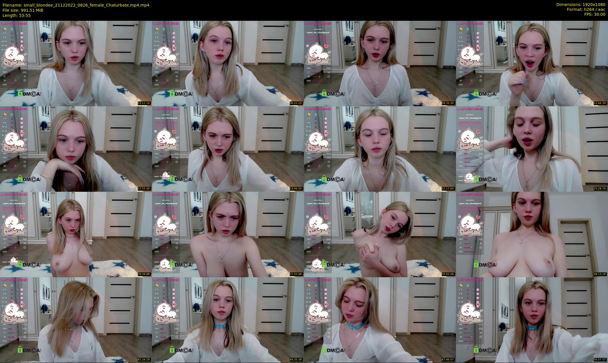 small_blondee — 54 minute Chaturbate female cam show recording, 1080p, Dec 21, 2022