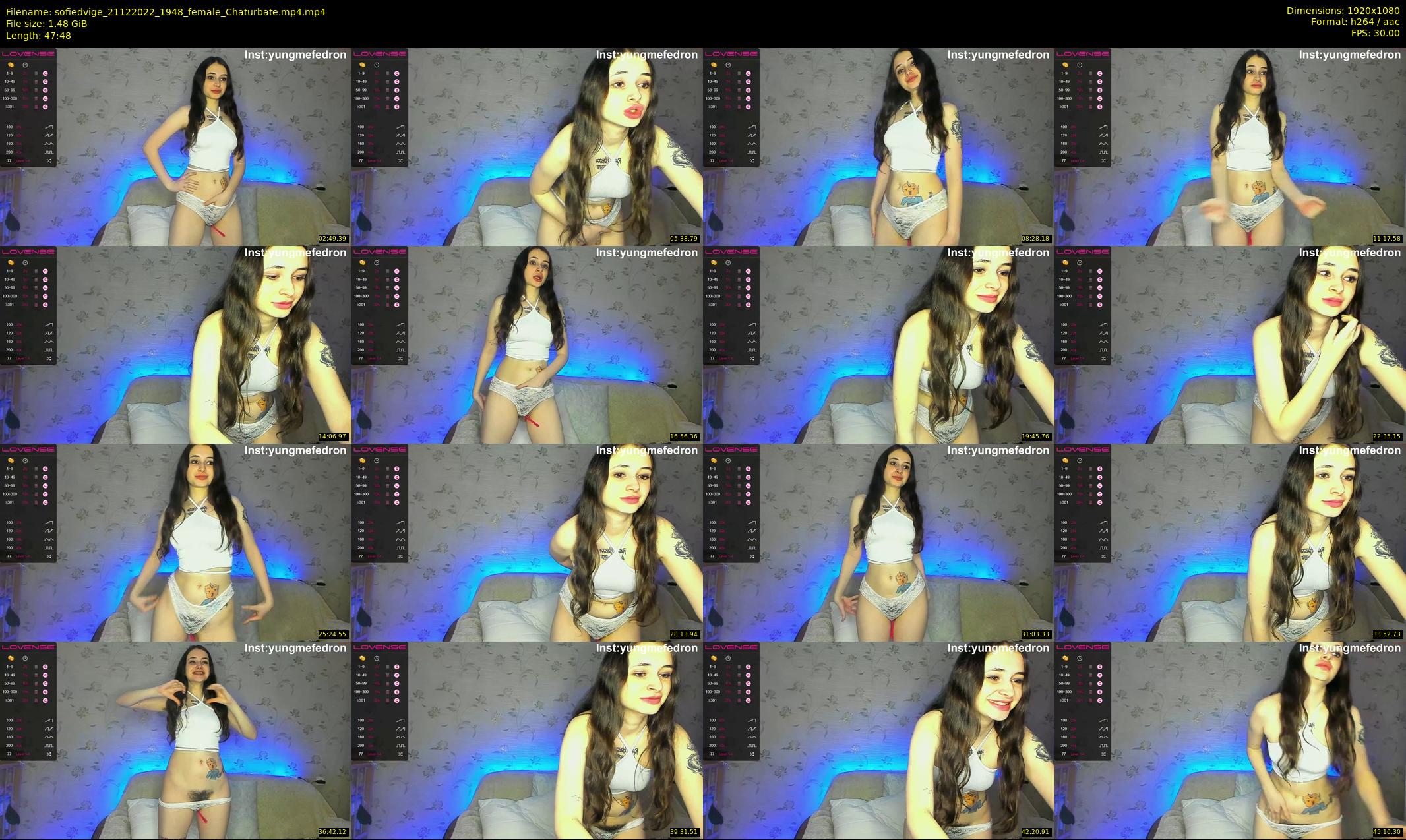 sofiedvige — 48 minute Chaturbate couple cam show recording, 1080p, Dec 21, 2022