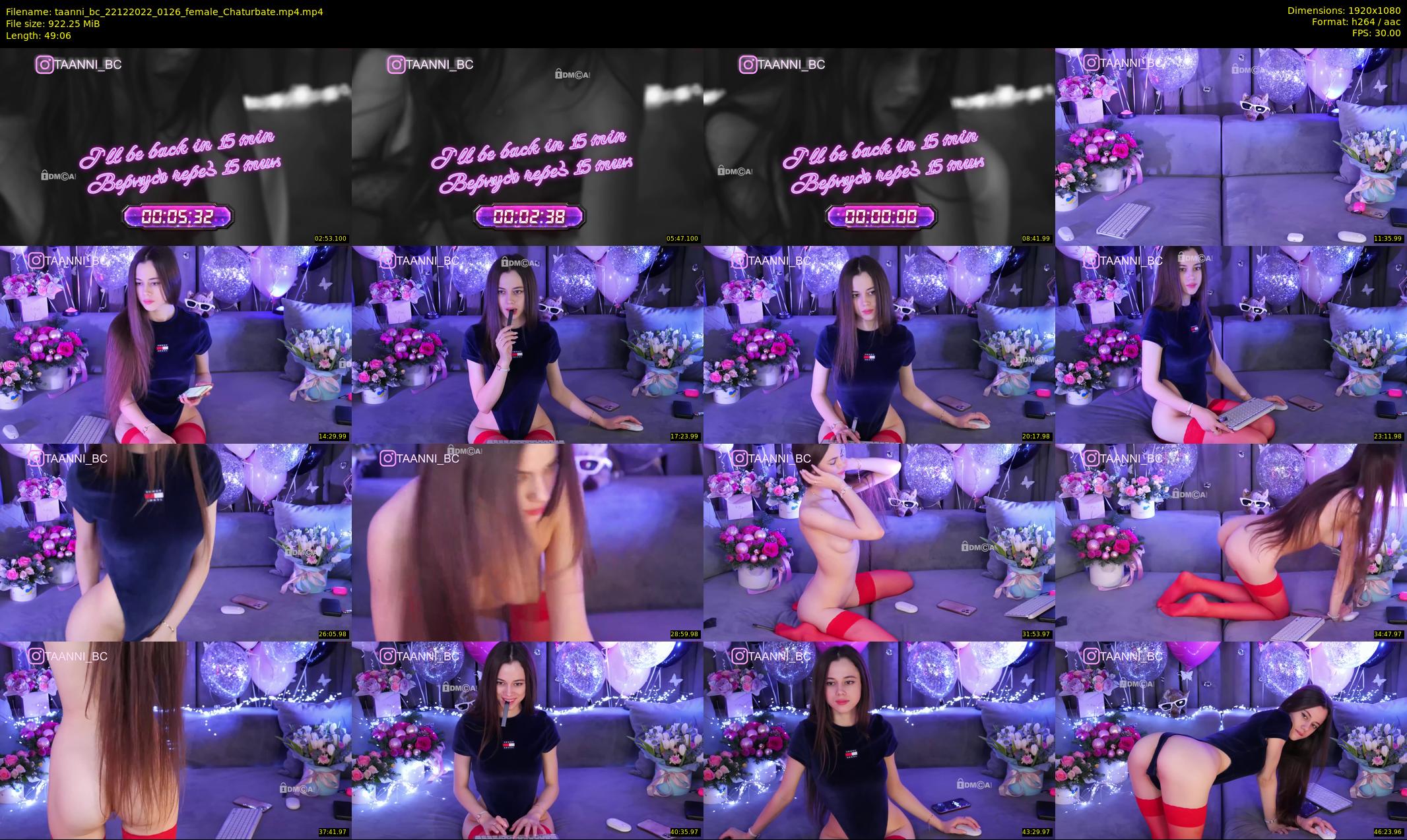 taanni_bc — 50 minute Chaturbate female cam show recording, 1080p, Dec 22, 2022