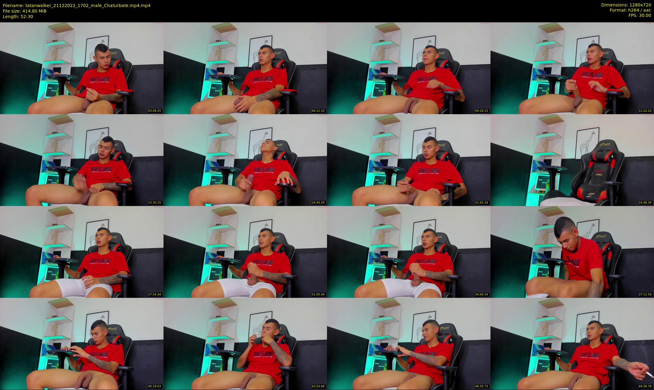 tatanwalker — 53 minute Chaturbate male cam show recording, 720p, Dec 21, 2022