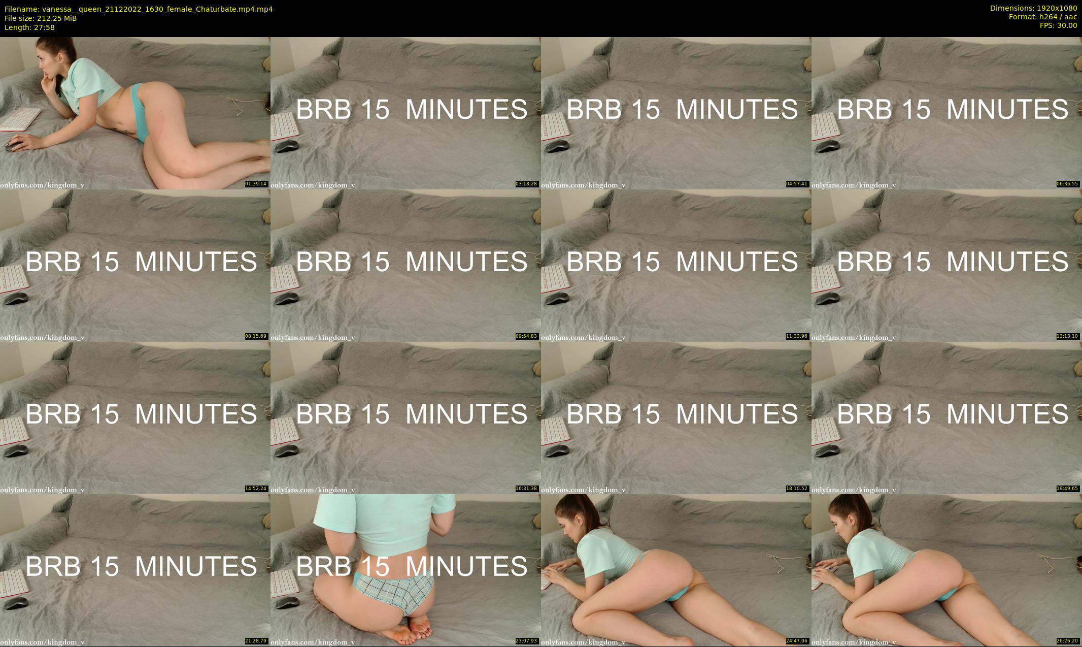 vanessa__queen — 28 minute Chaturbate female cam show recording, 1080p, Dec 21, 2022