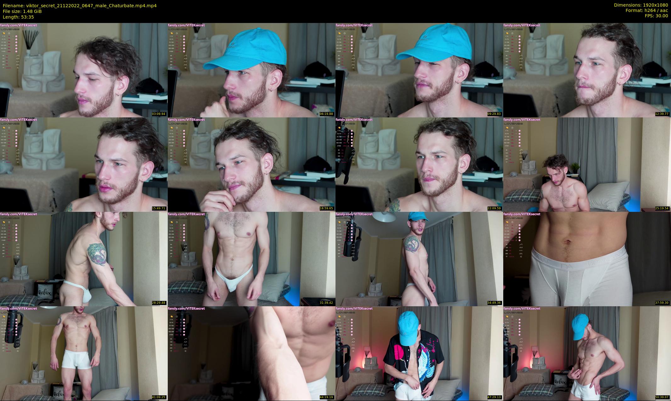 viktor_secret — 54 minute Chaturbate male cam show recording, 1080p, Dec 21, 2022