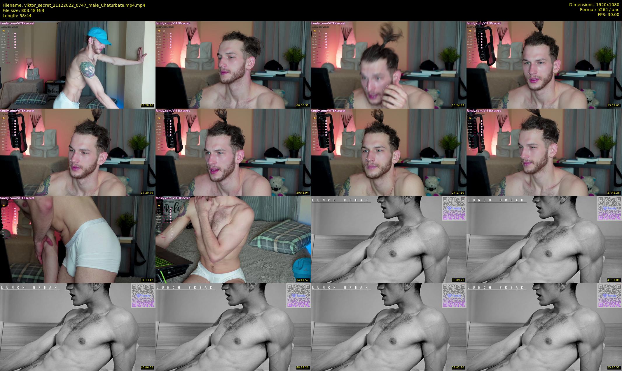 viktor_secret — 59 minute Chaturbate male cam show recording, 1080p, Dec 21, 2022