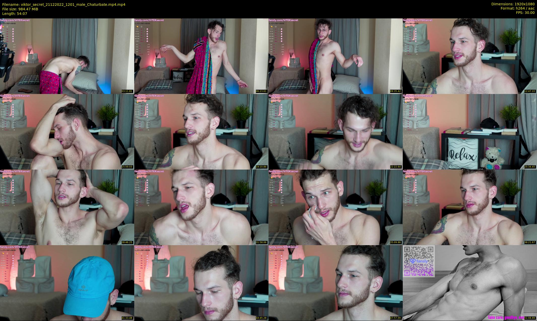 viktor_secret — 55 minute Chaturbate male cam show recording, 1080p, Dec 21, 2022