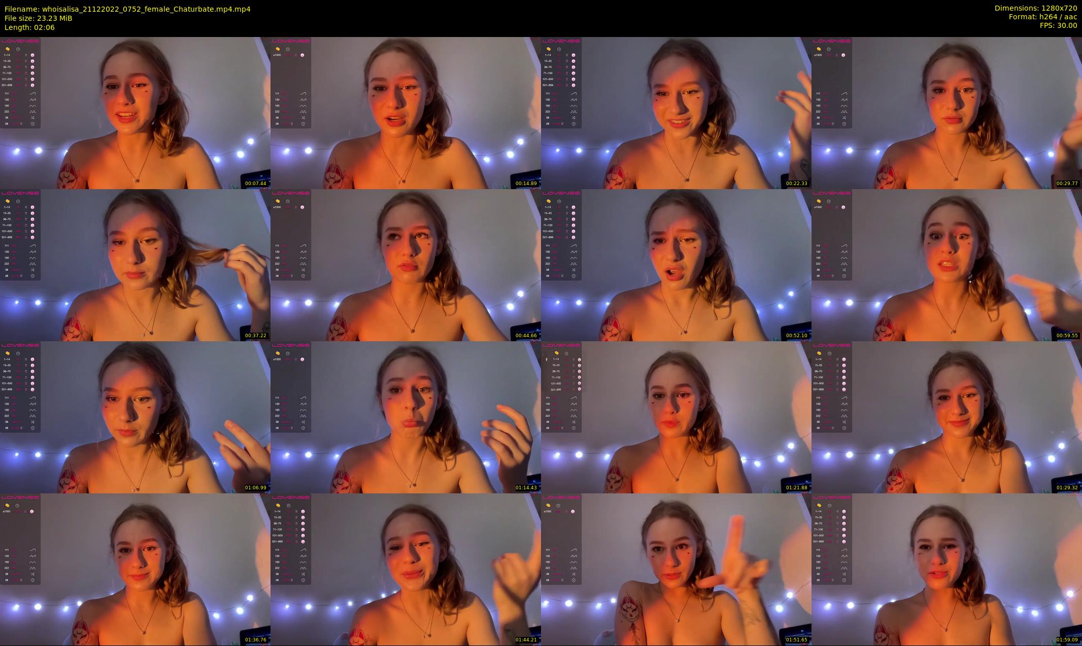 whoisalisa — 3 minute Chaturbate female cam show recording, 720p, Dec 21, 2022