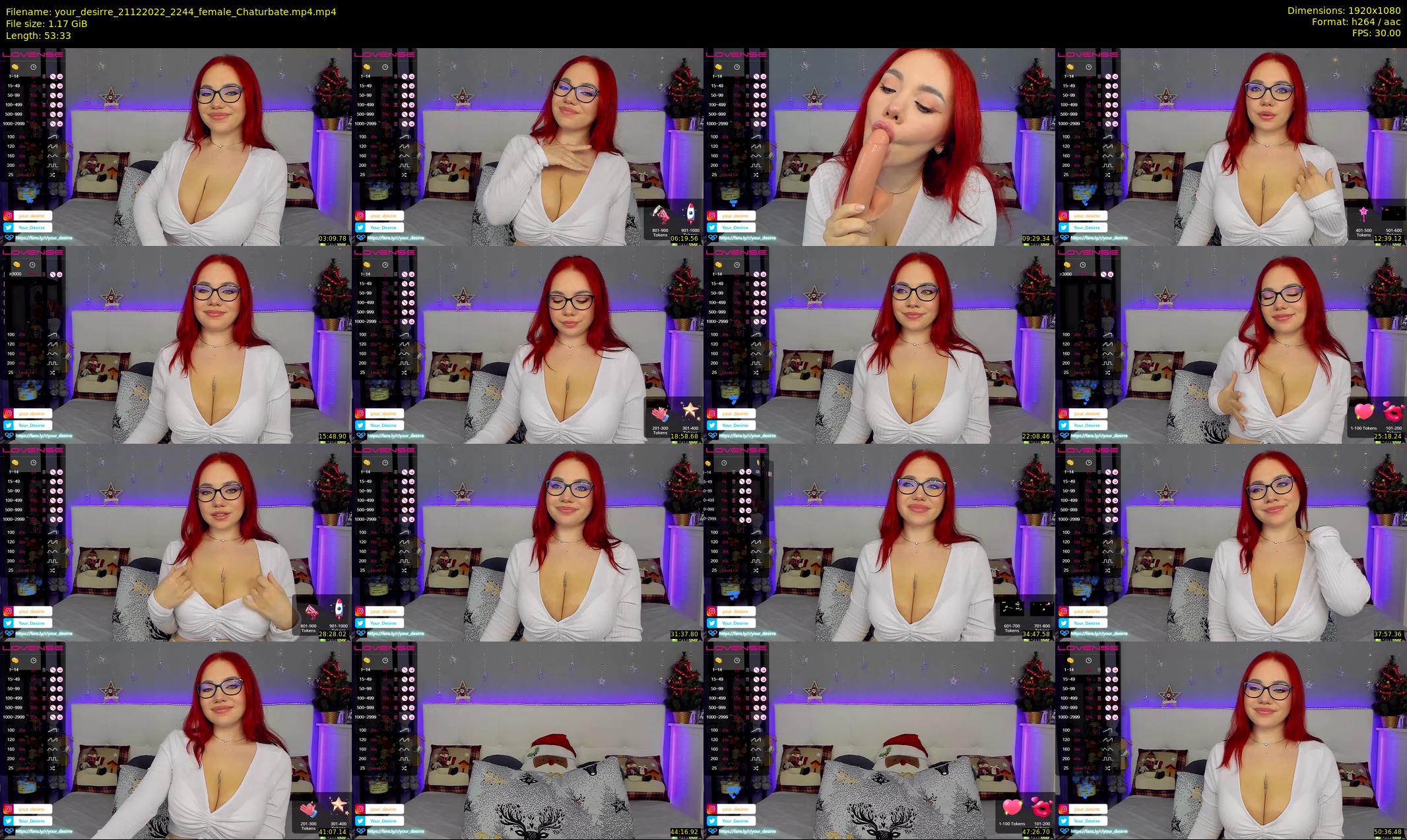 your_desirre — 54 minute Chaturbate female cam show recording, 1080p, Dec 21, 2022