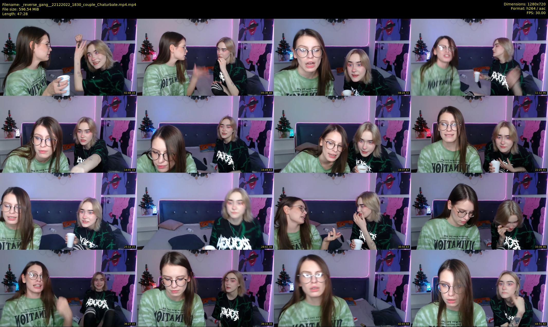 _reverse_gang_ — 48 minute Chaturbate couple cam show recording, 720p, Dec 22, 2022