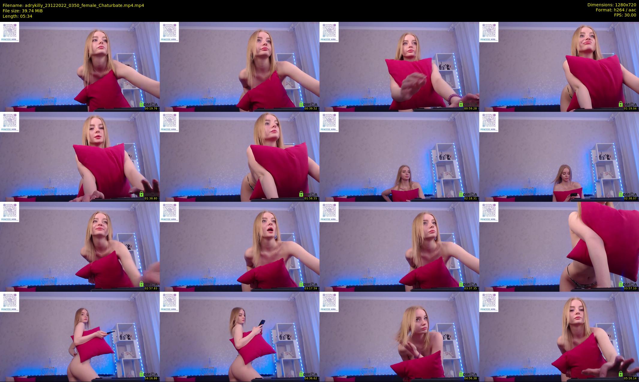 adrykilly — 6 minute Chaturbate female cam show recording, 720p, Dec 23, 2022