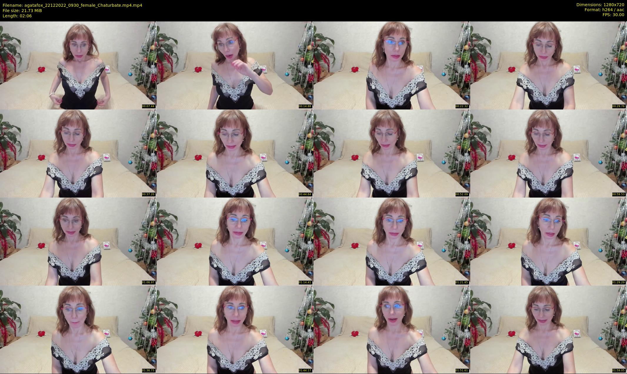 agatafox — 3 minute Chaturbate female cam show recording, 720p, Dec 22, 2022