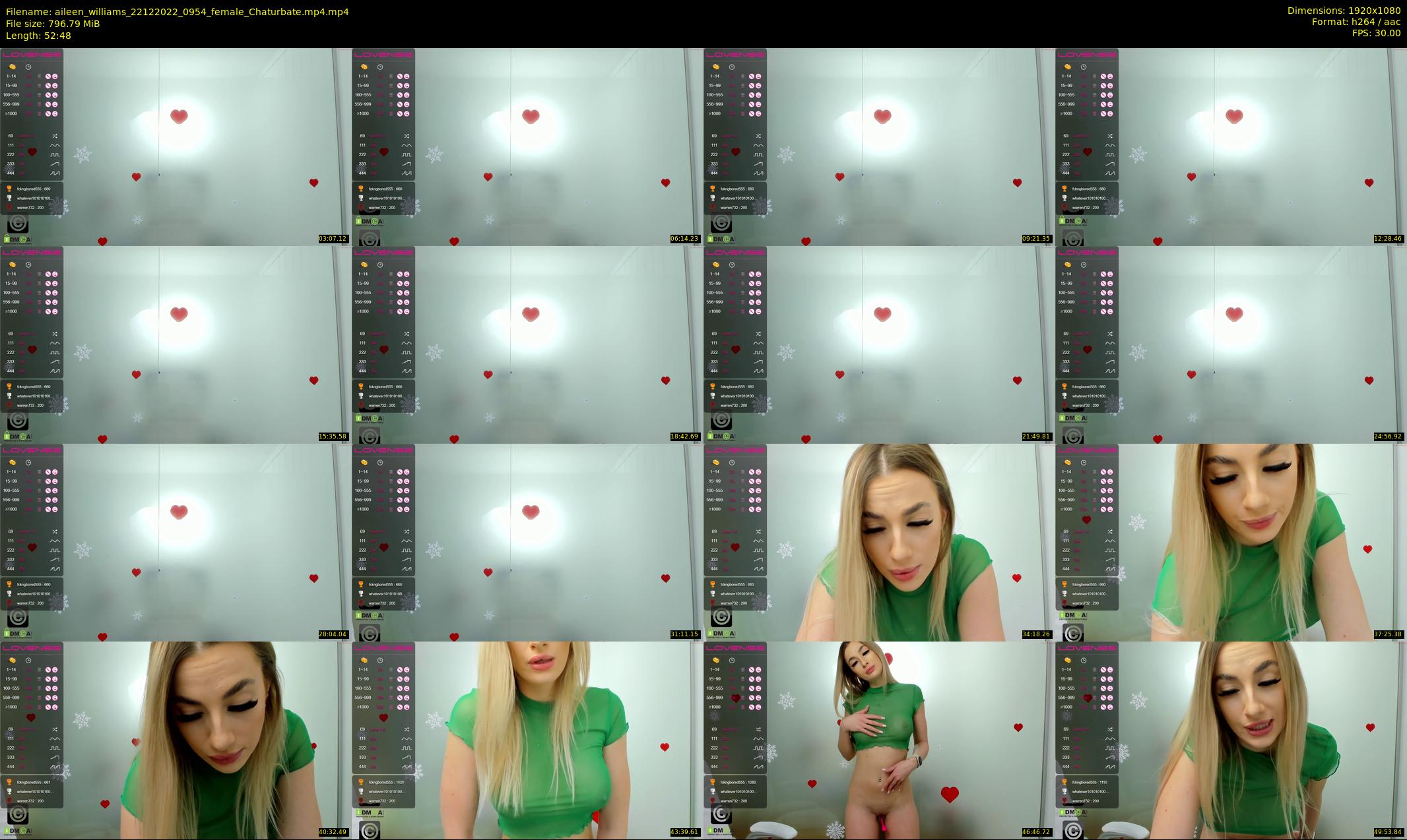 aileen_williams — 53 minute Chaturbate female cam show recording, 1080p, Dec 22, 2022