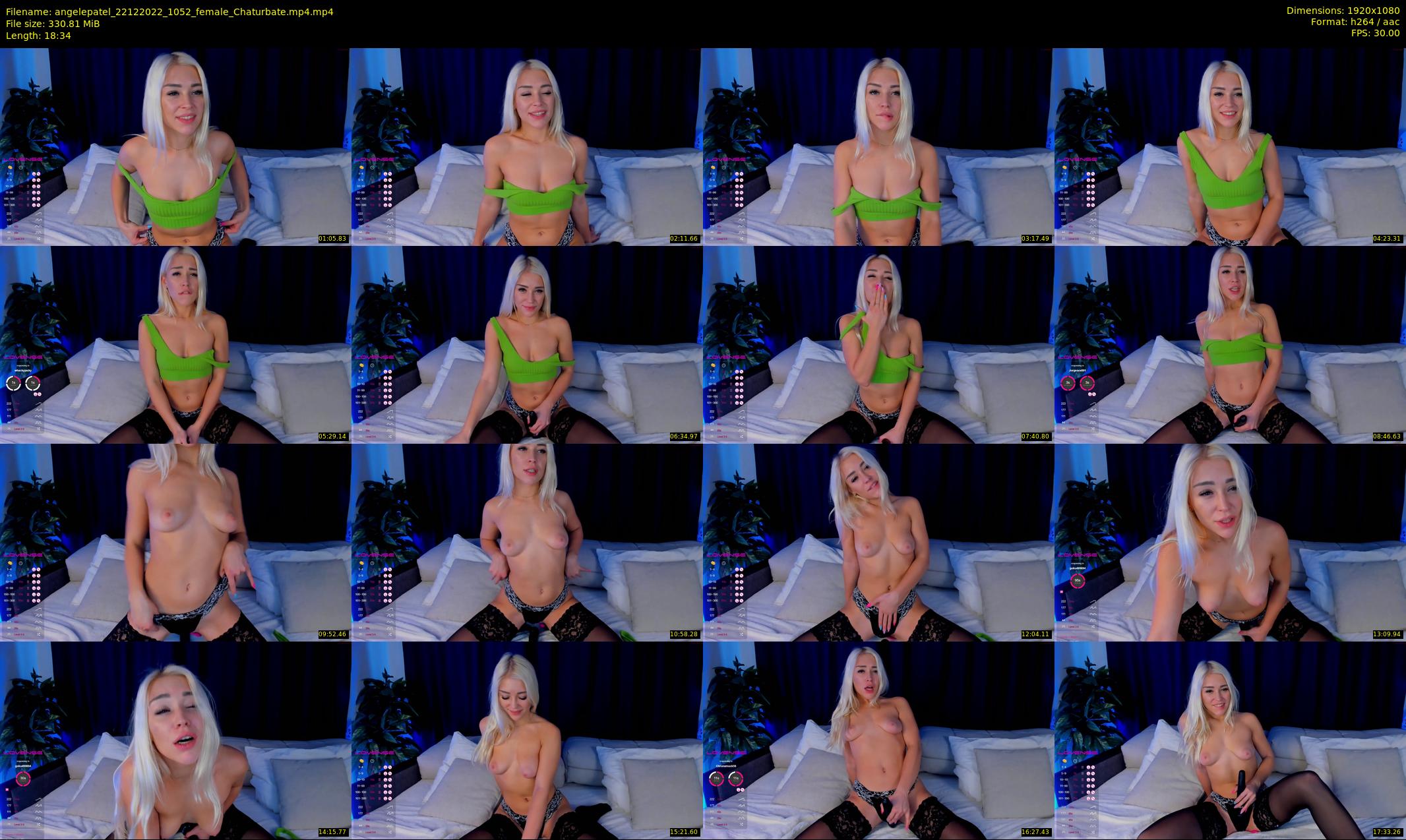 angelepatel — 19 minute Chaturbate female cam show recording, 1080p, Dec 22, 2022